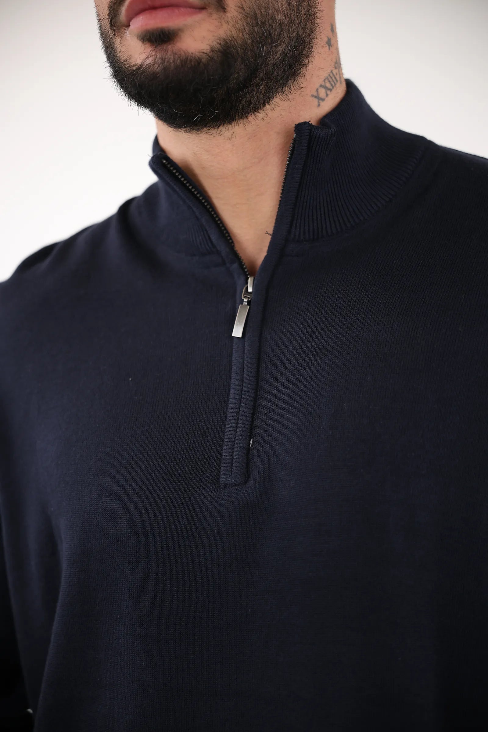 XHEMPER High Neck Zip up