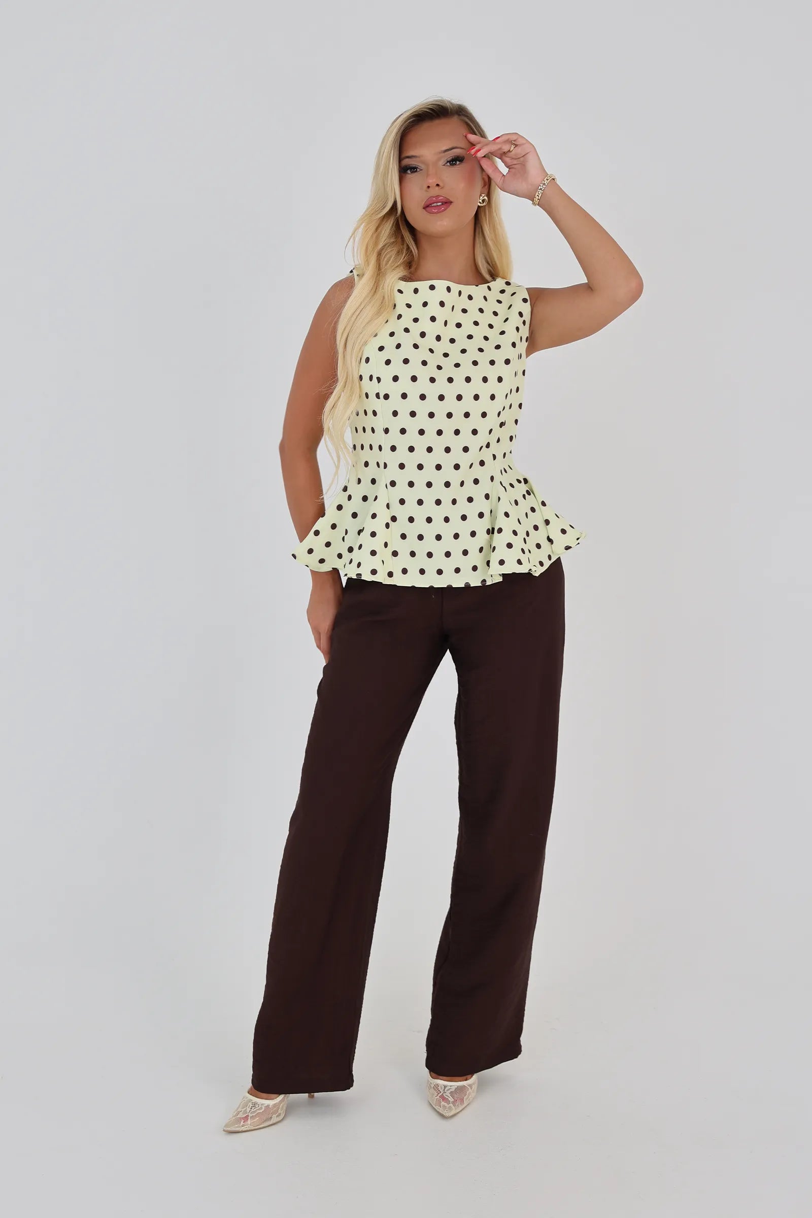 Maice yellow polka