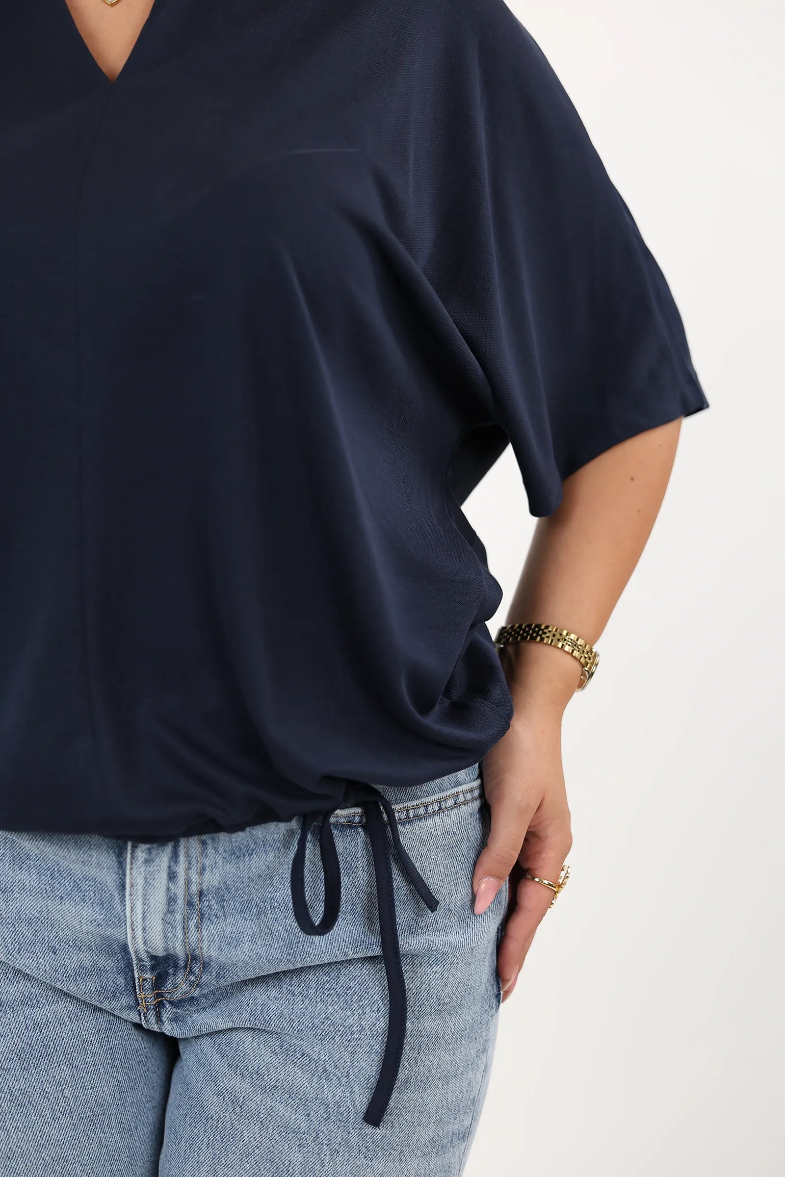 MAICË V NECK NAVY