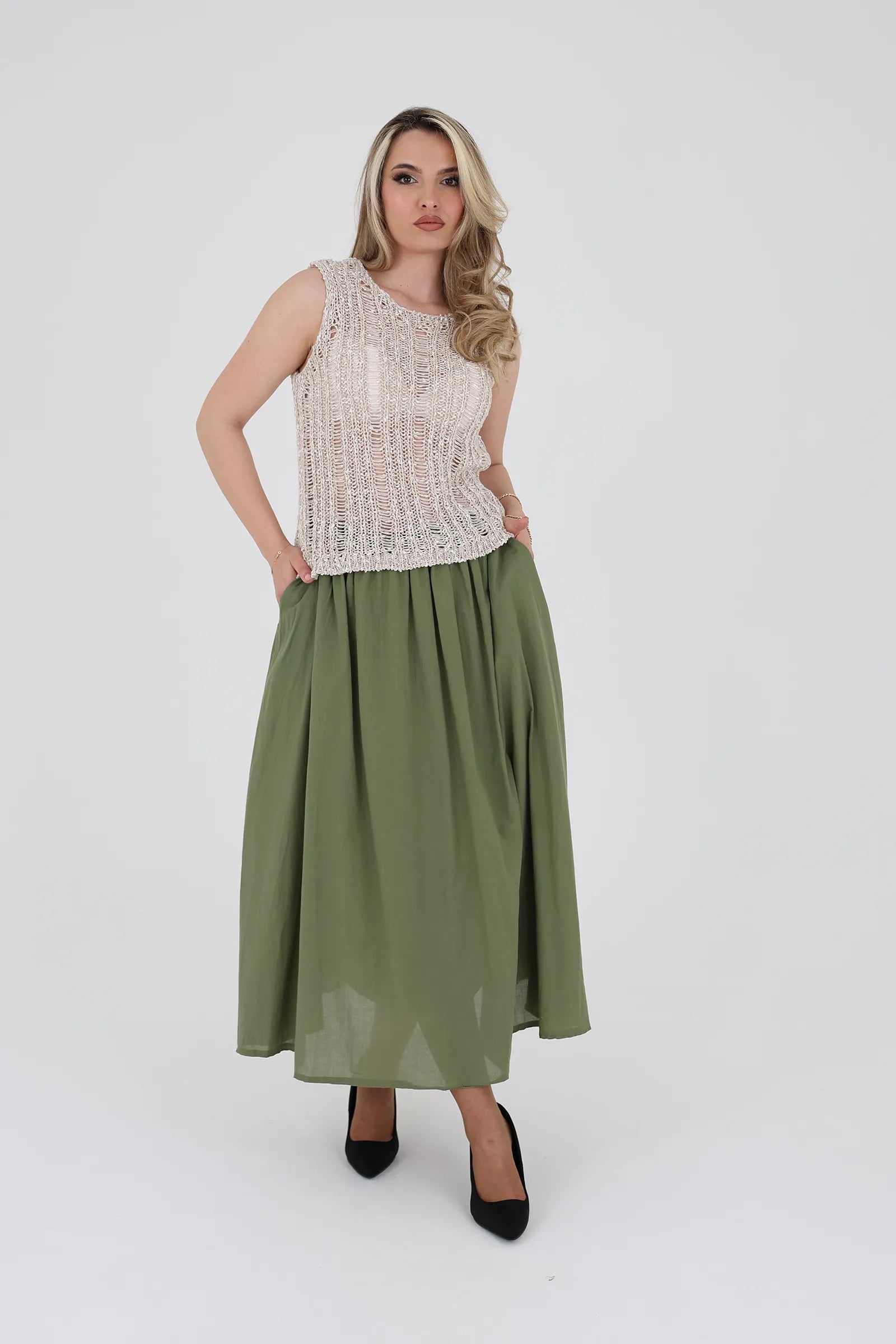 Maice knit sleeveless