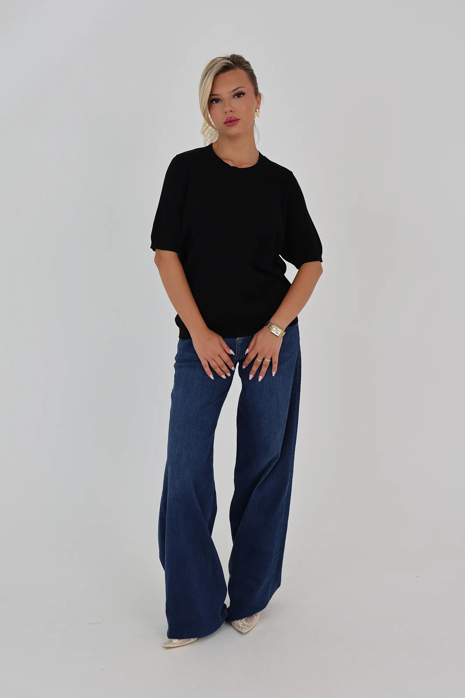 Maice knit tee