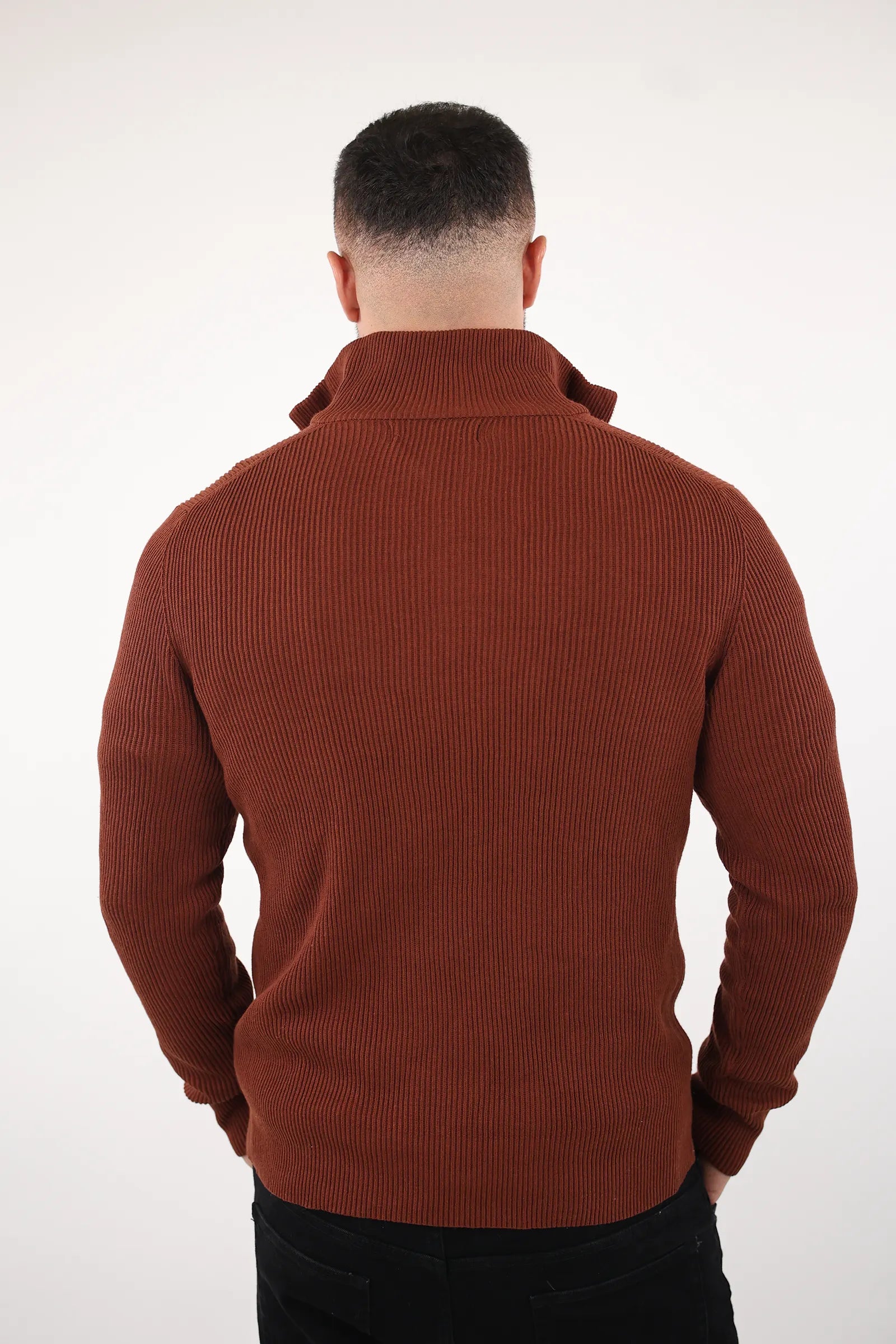 XHEMPER Rust Pullover