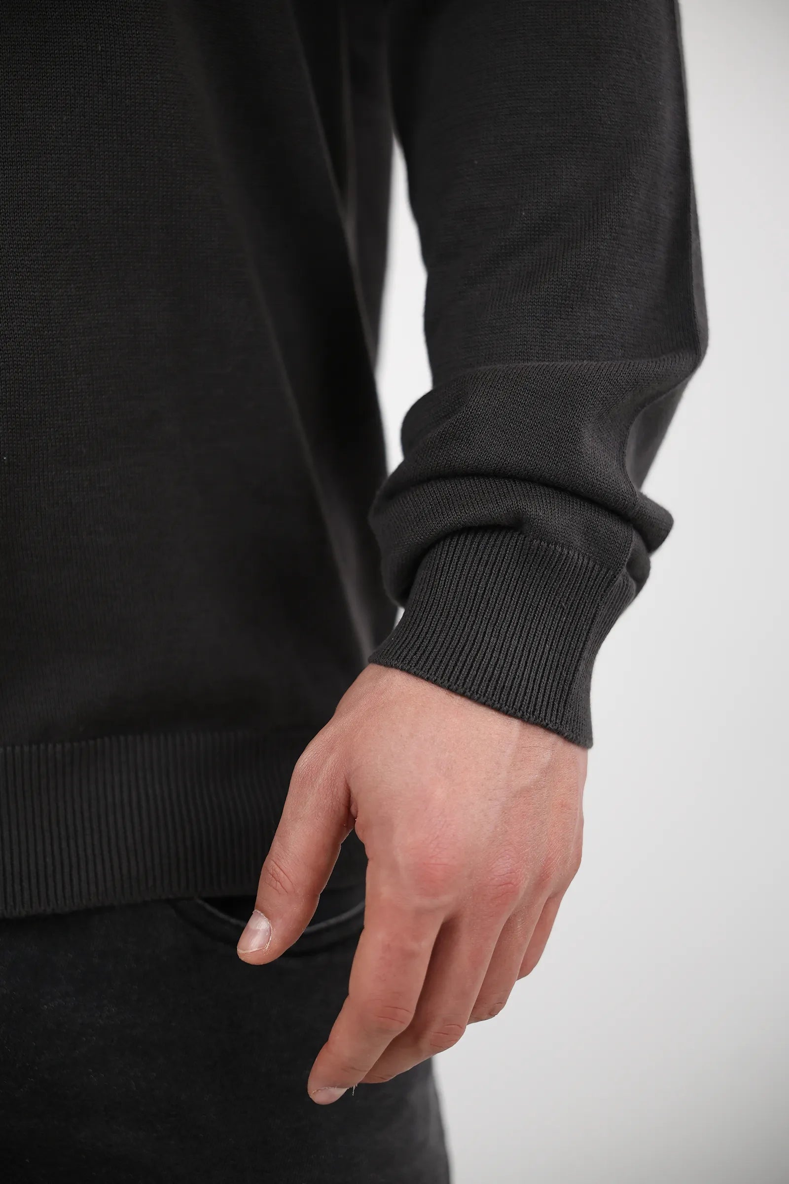 XHEMPER High Neck Zip up