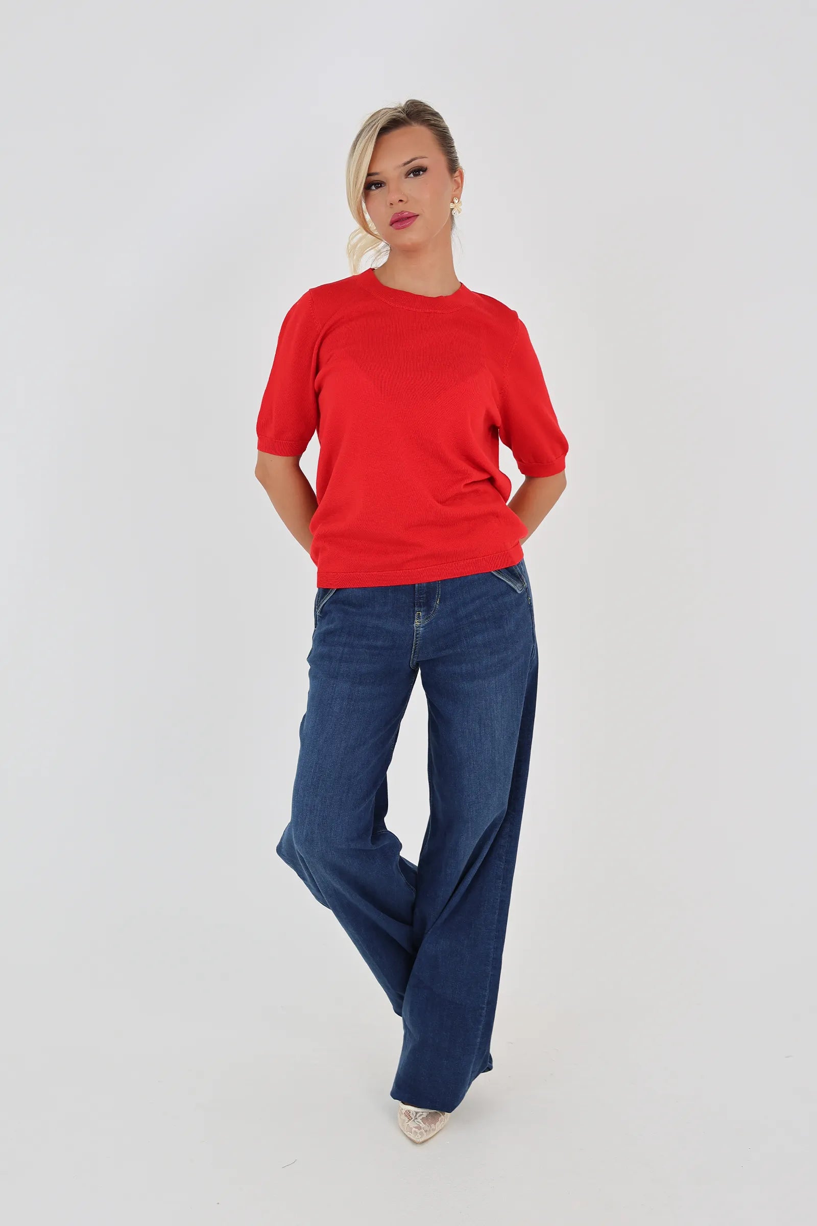 Maice knit tee