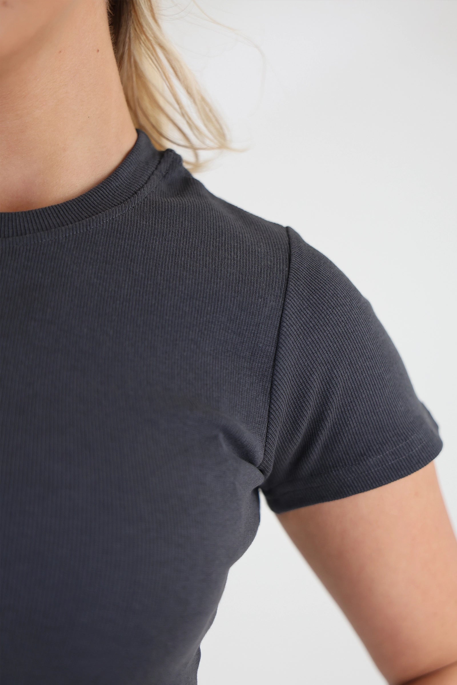 Maice ribbed crop top