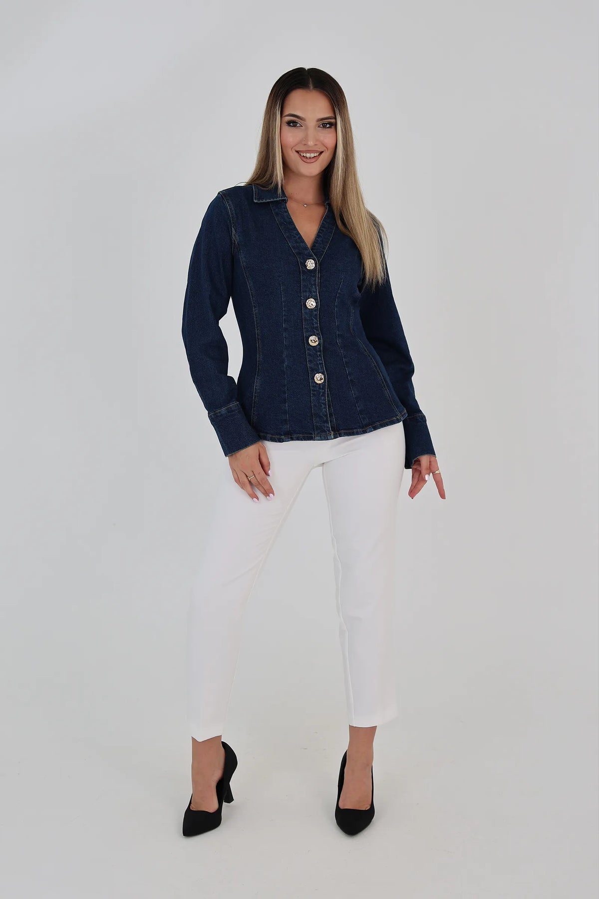 Jakne gold metallic buttons
