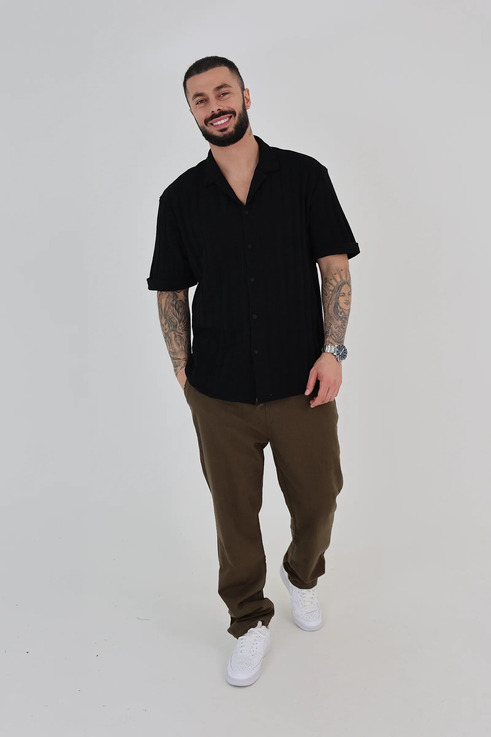 Pantallona flat front