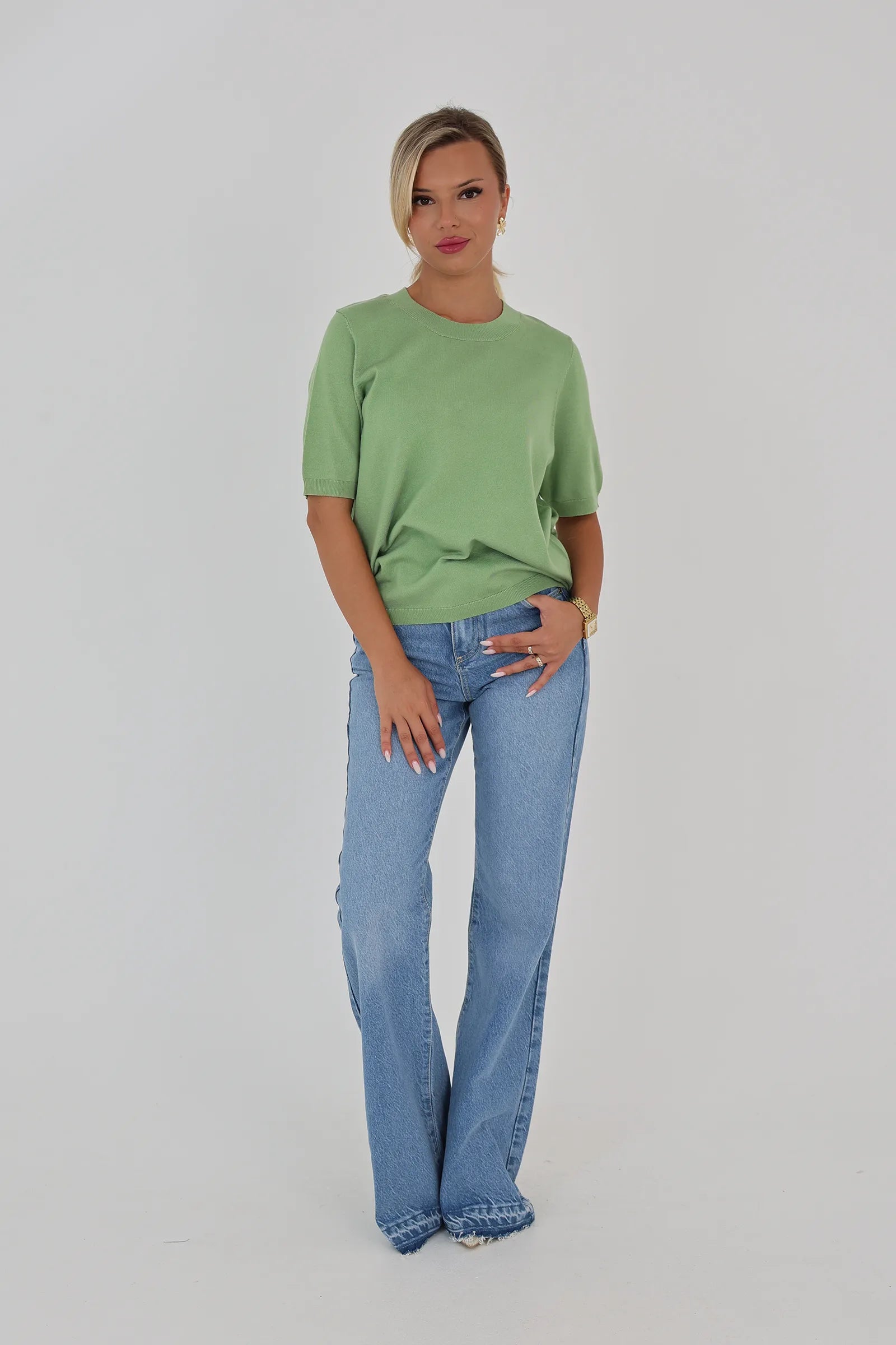 Maice knit tee