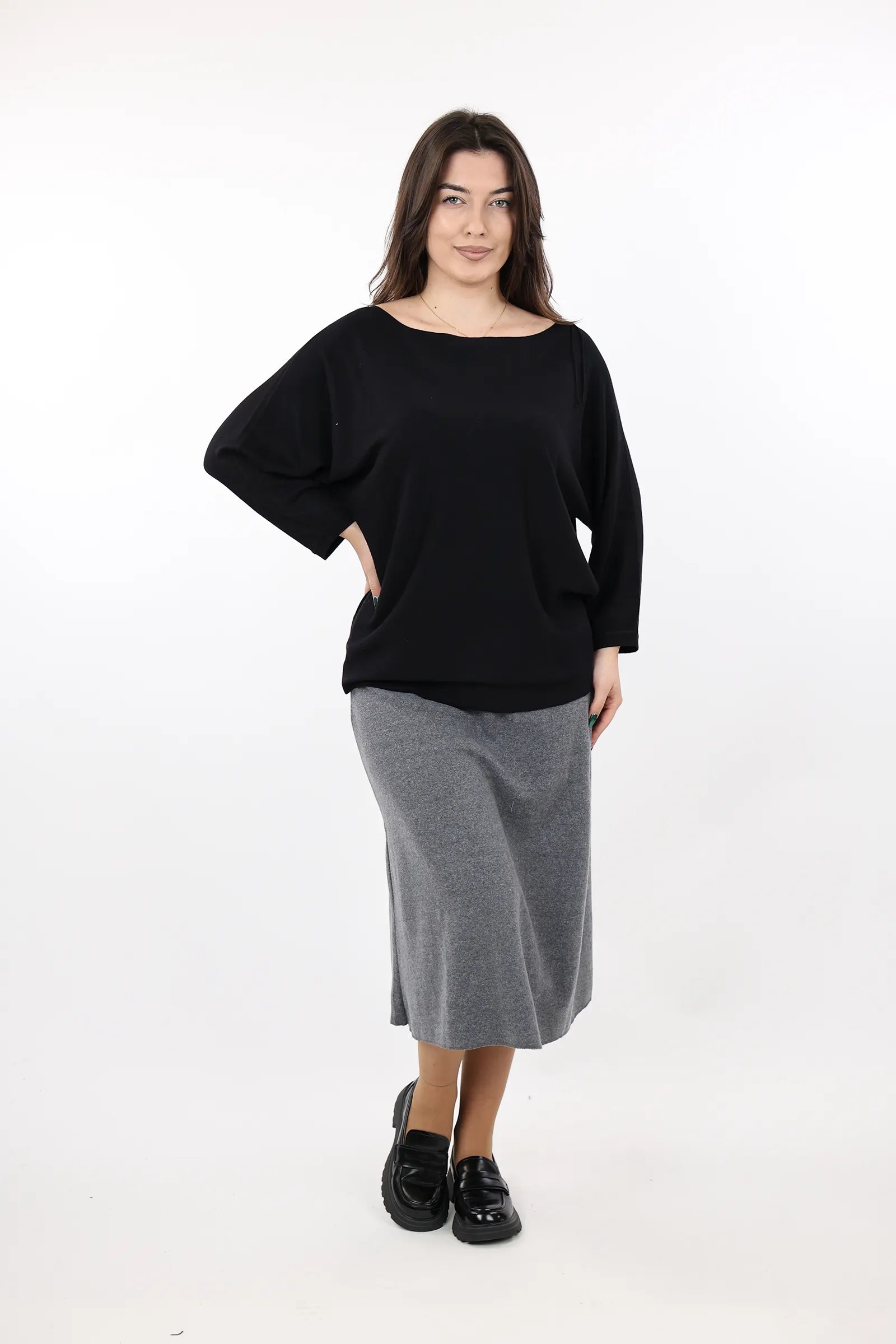 BLUZË Casual Knit Pullover