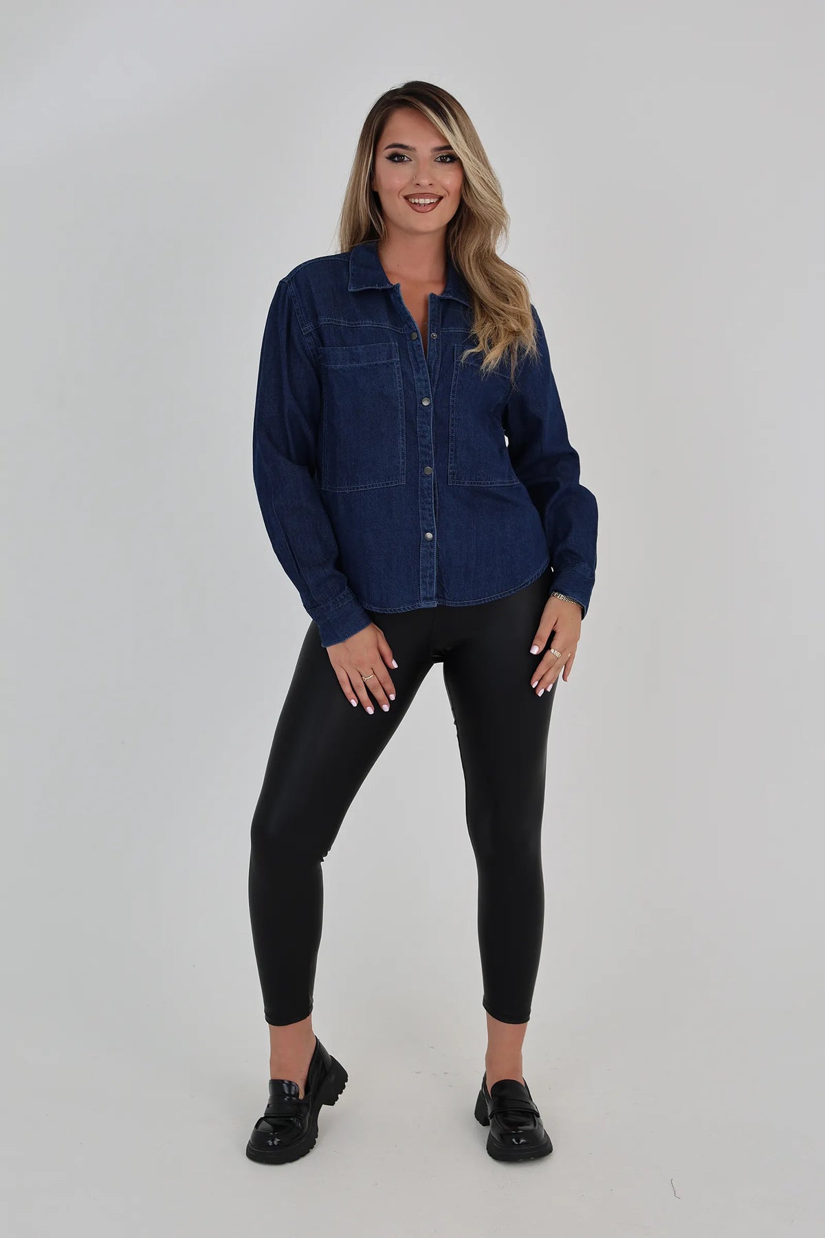 Kemishe dark blue denim