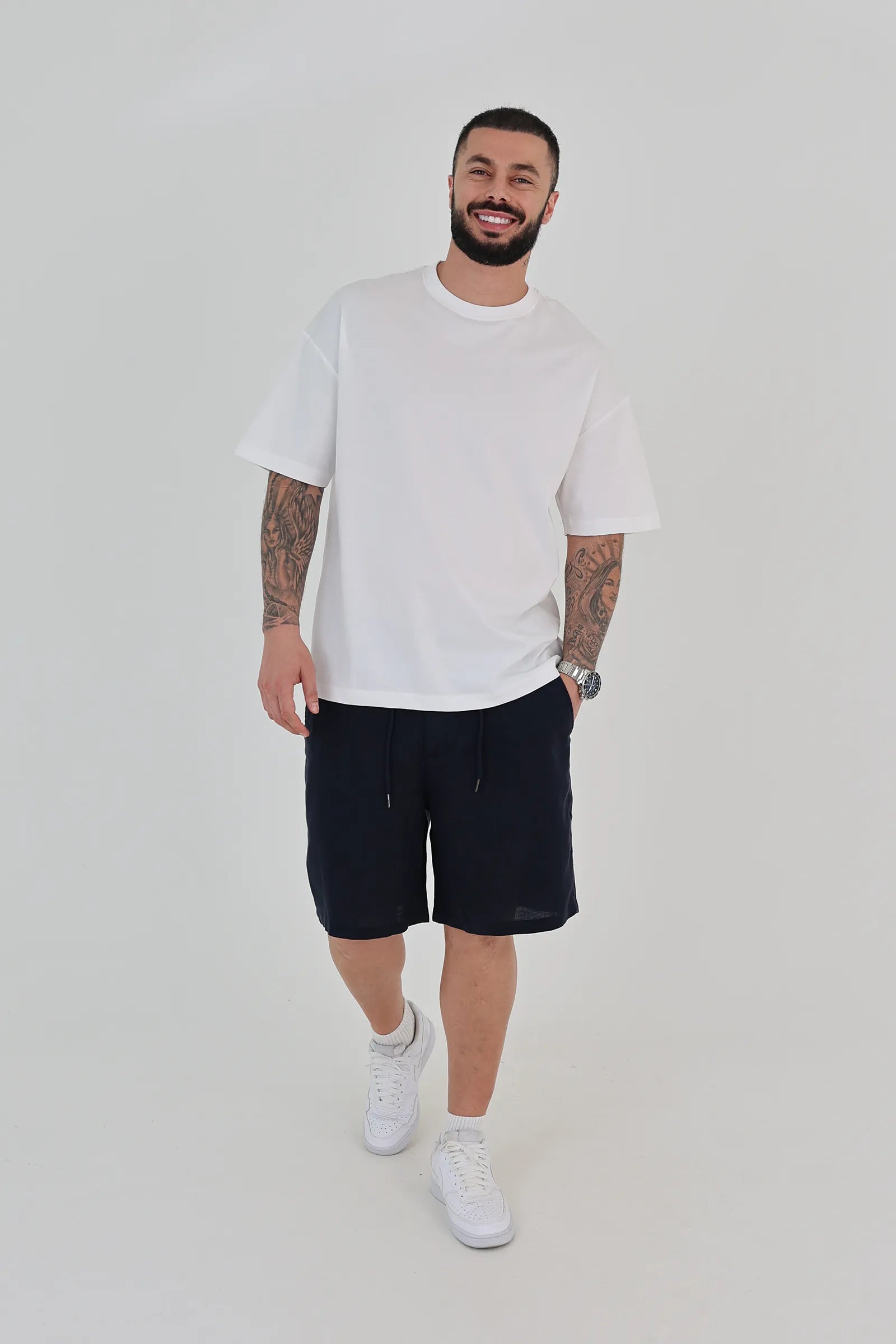 Pantallona relaxed shorts