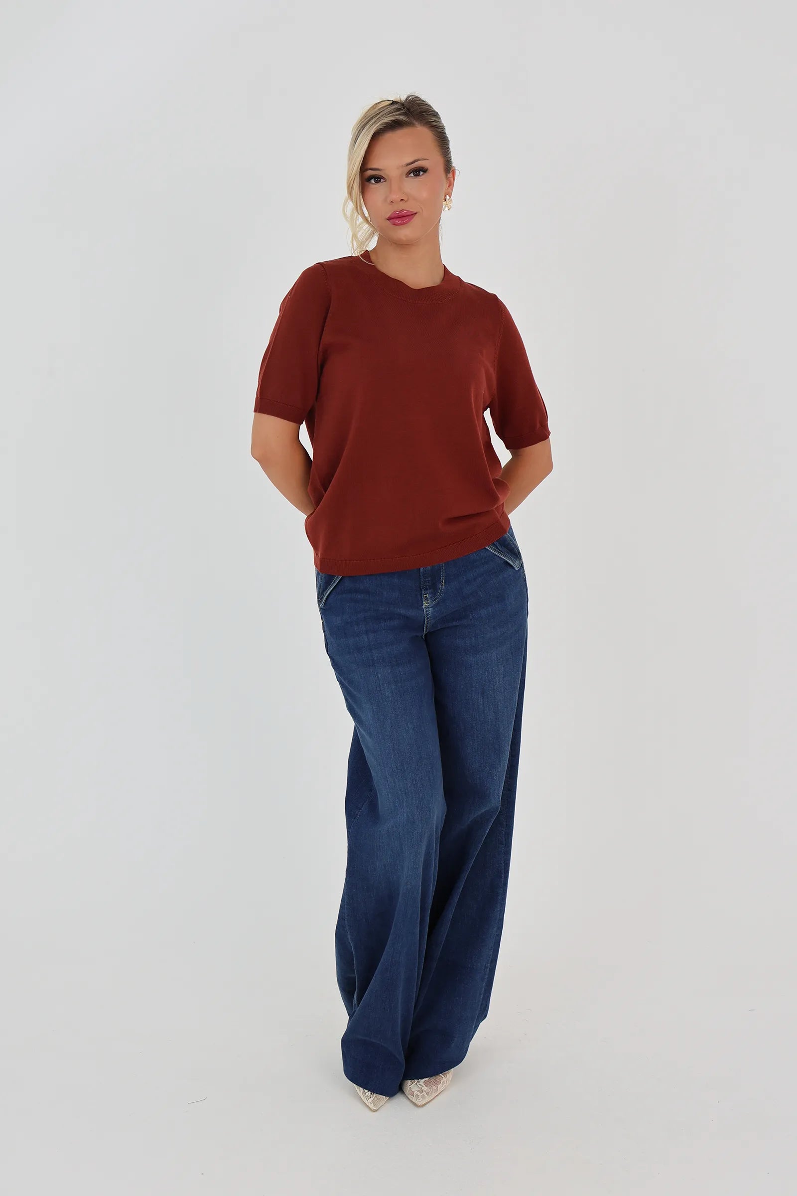 Maice knit tee