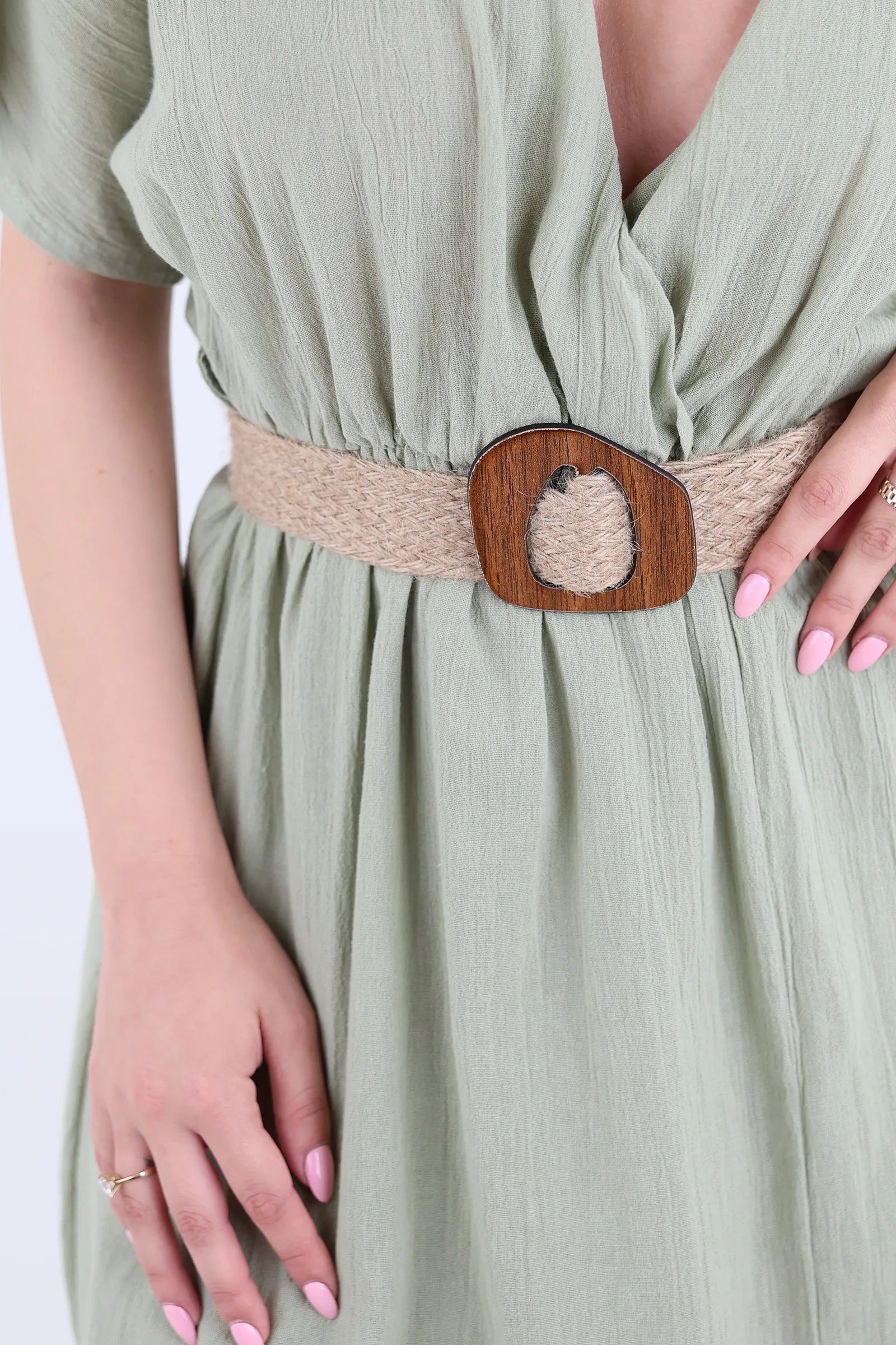 Fustan linen midi