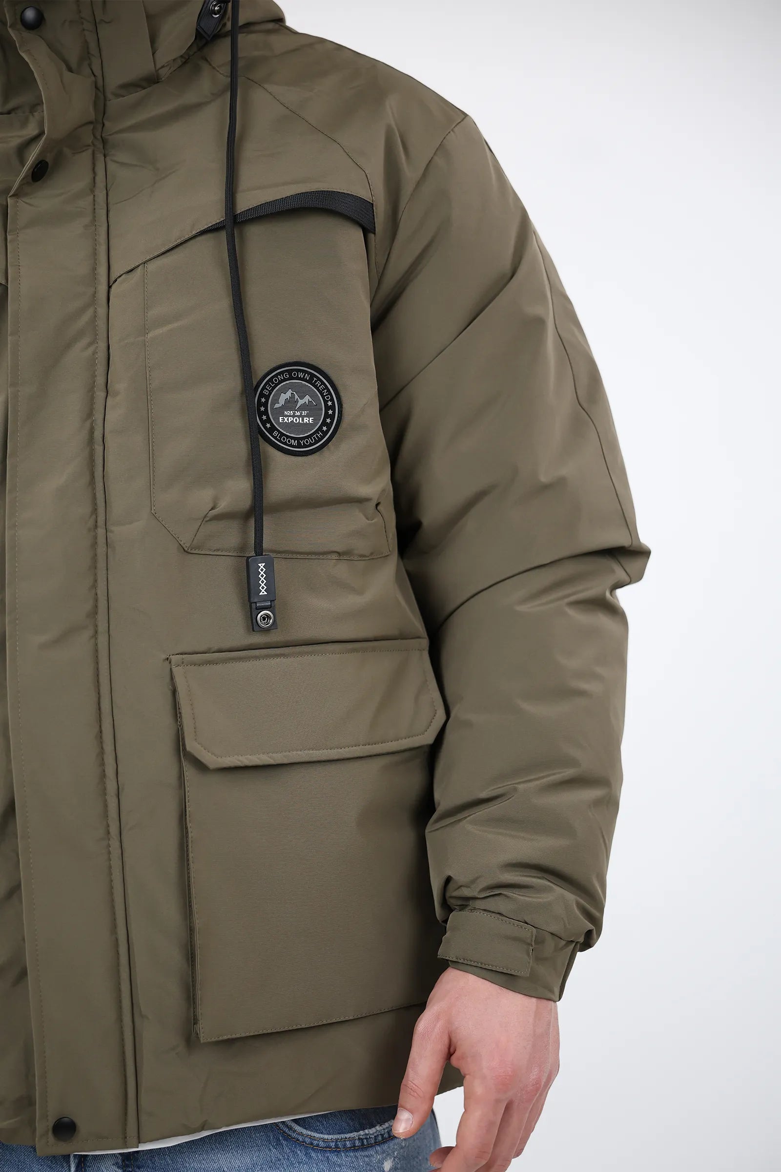 JAKNE Hooded Puffer Jacket