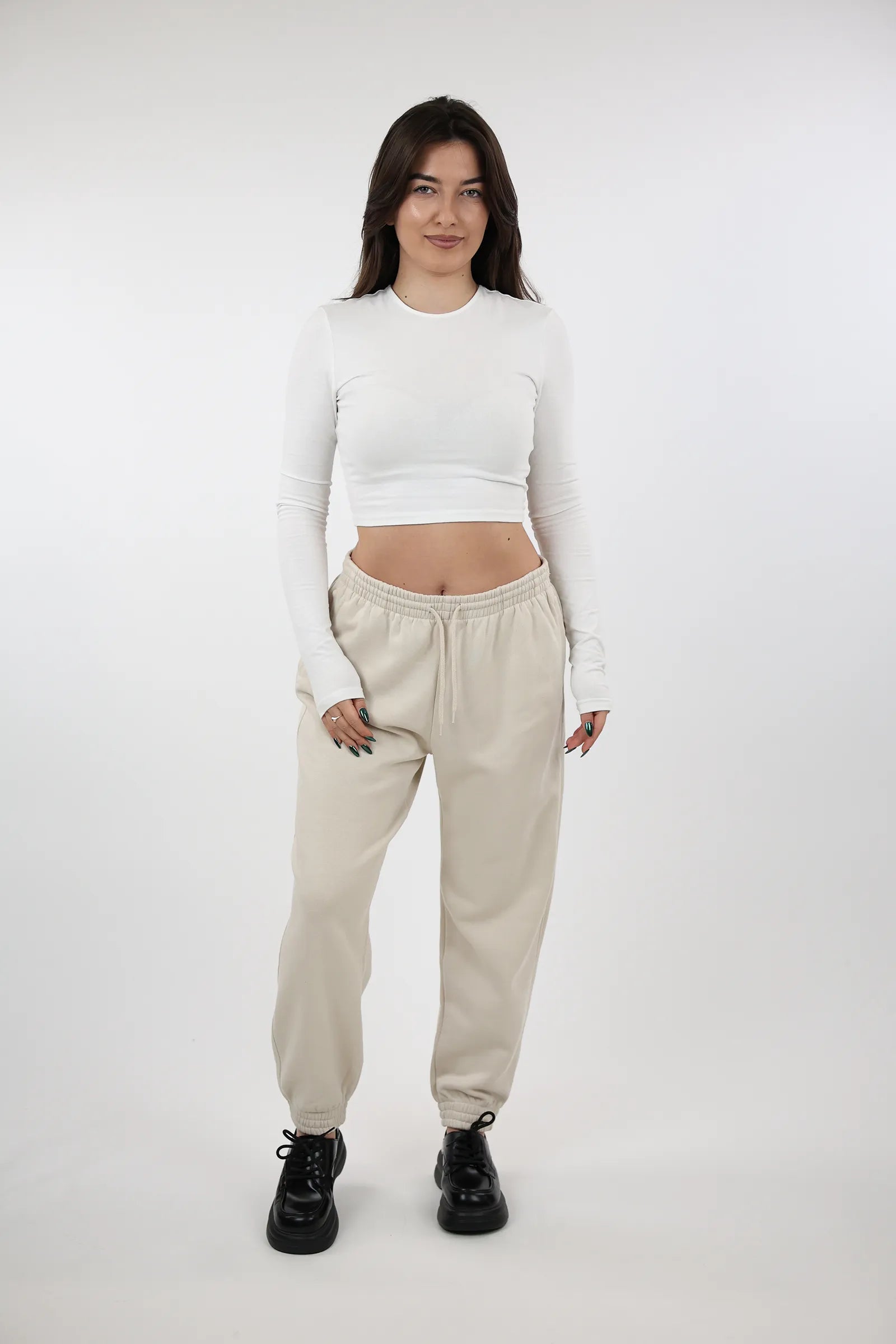 TRENERKA elastic waist fleece