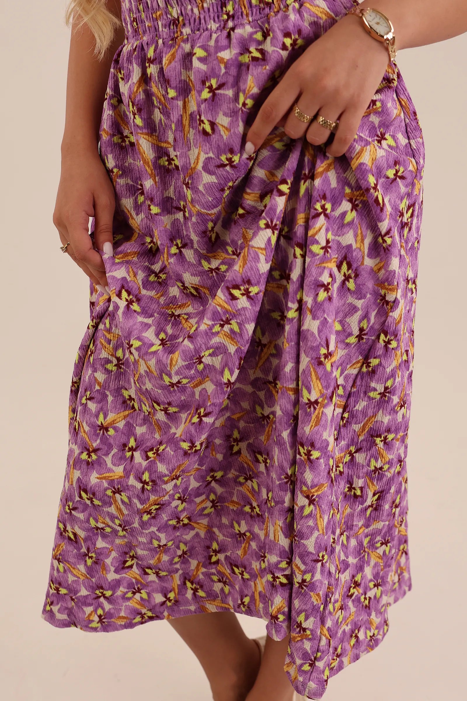 Futan purple floral