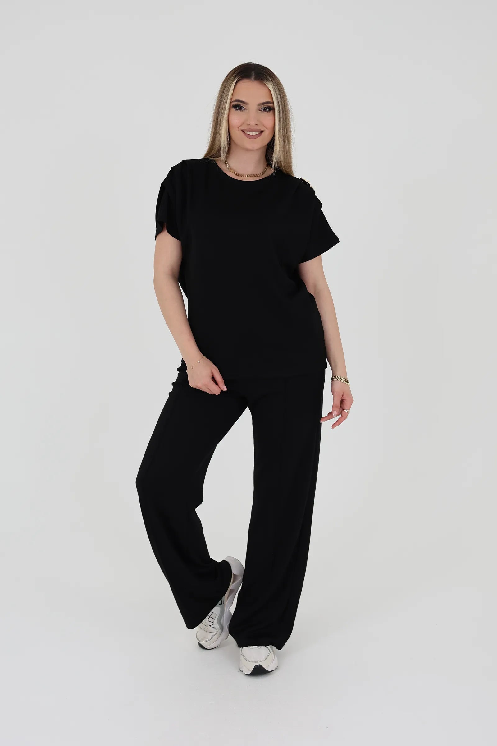 Trenerka wide leg joggers