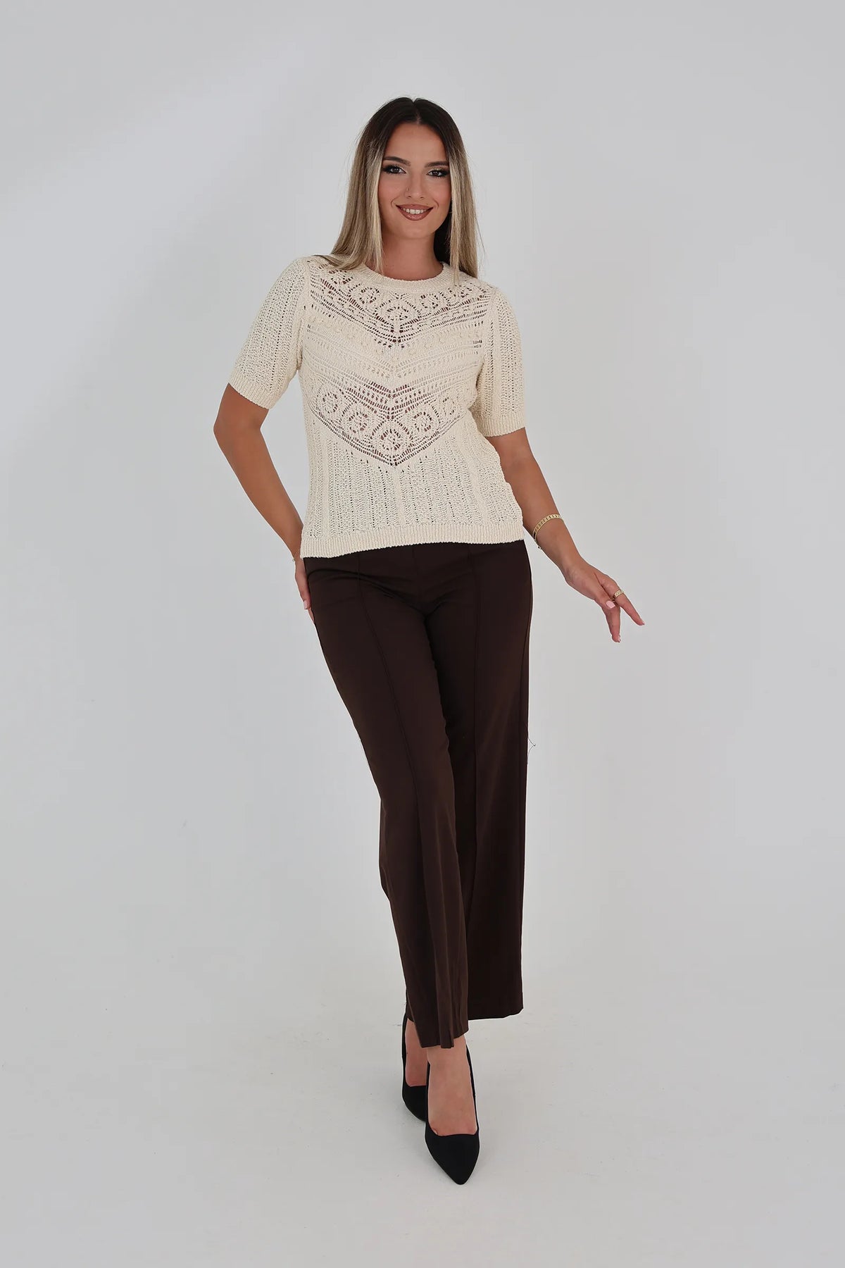 Pantallona with belt
