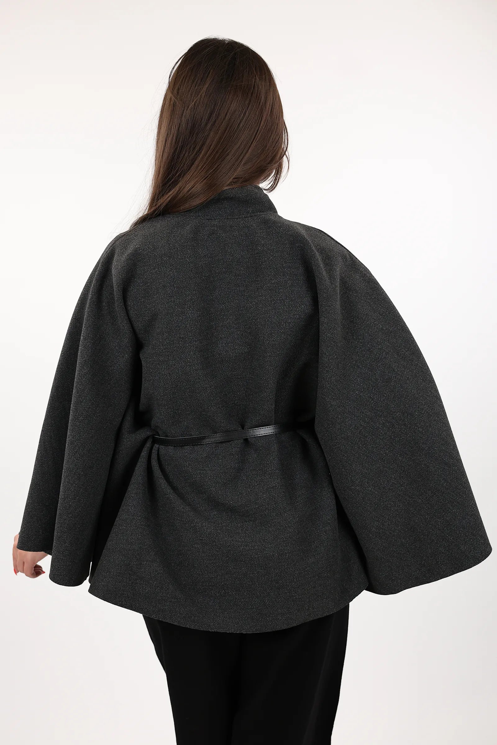 PALLTO BELTED PONCHO