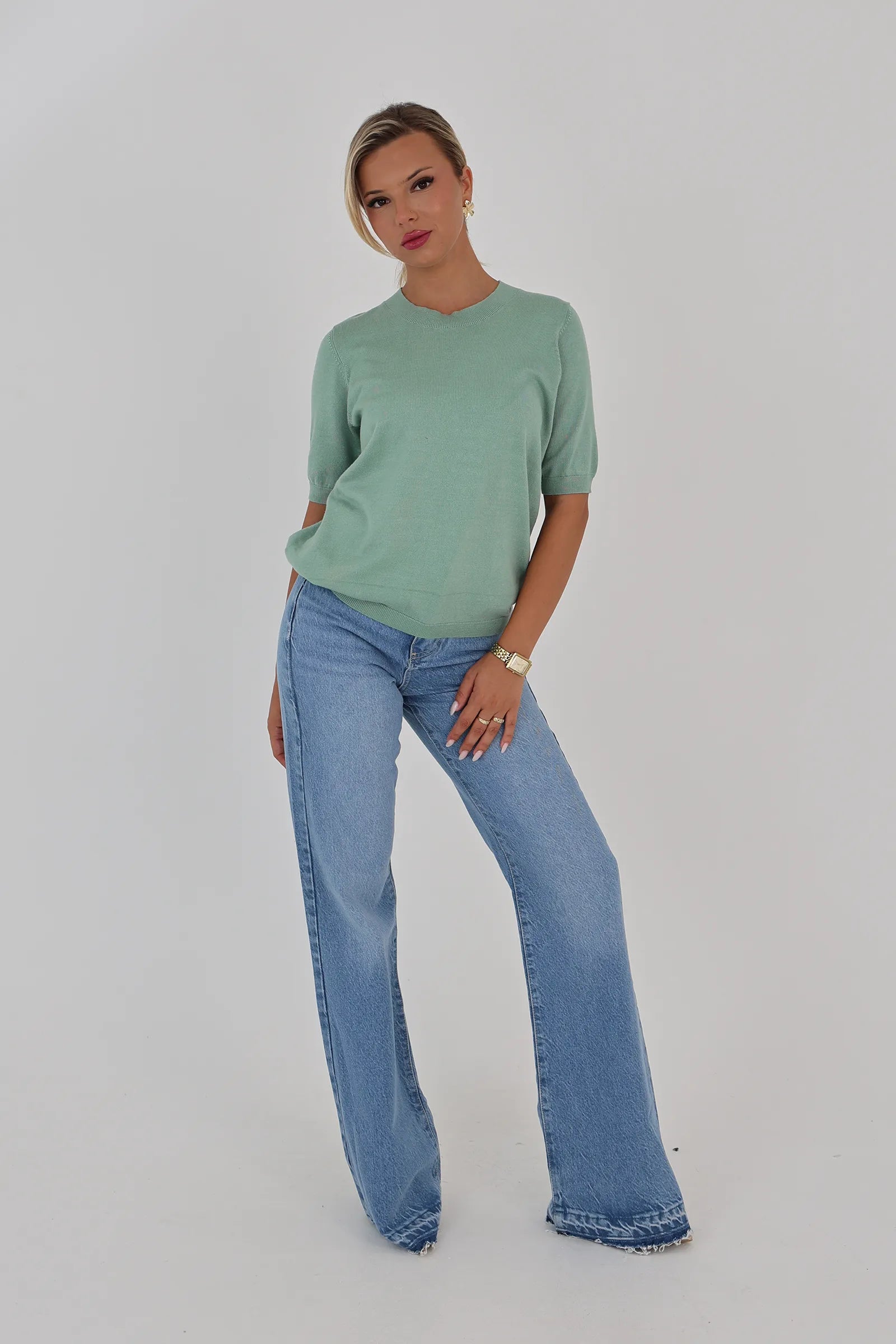 Maice knit tee