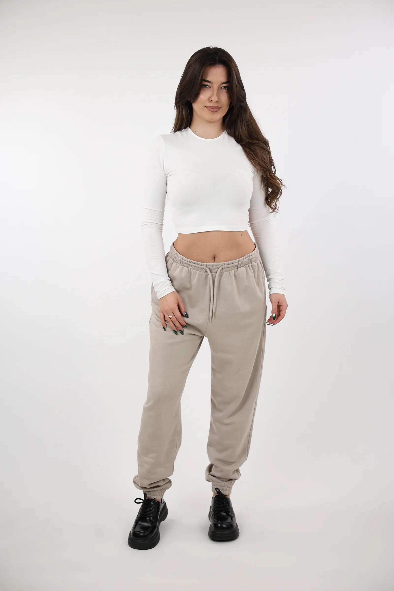 TRENERKA elastic waist fleece