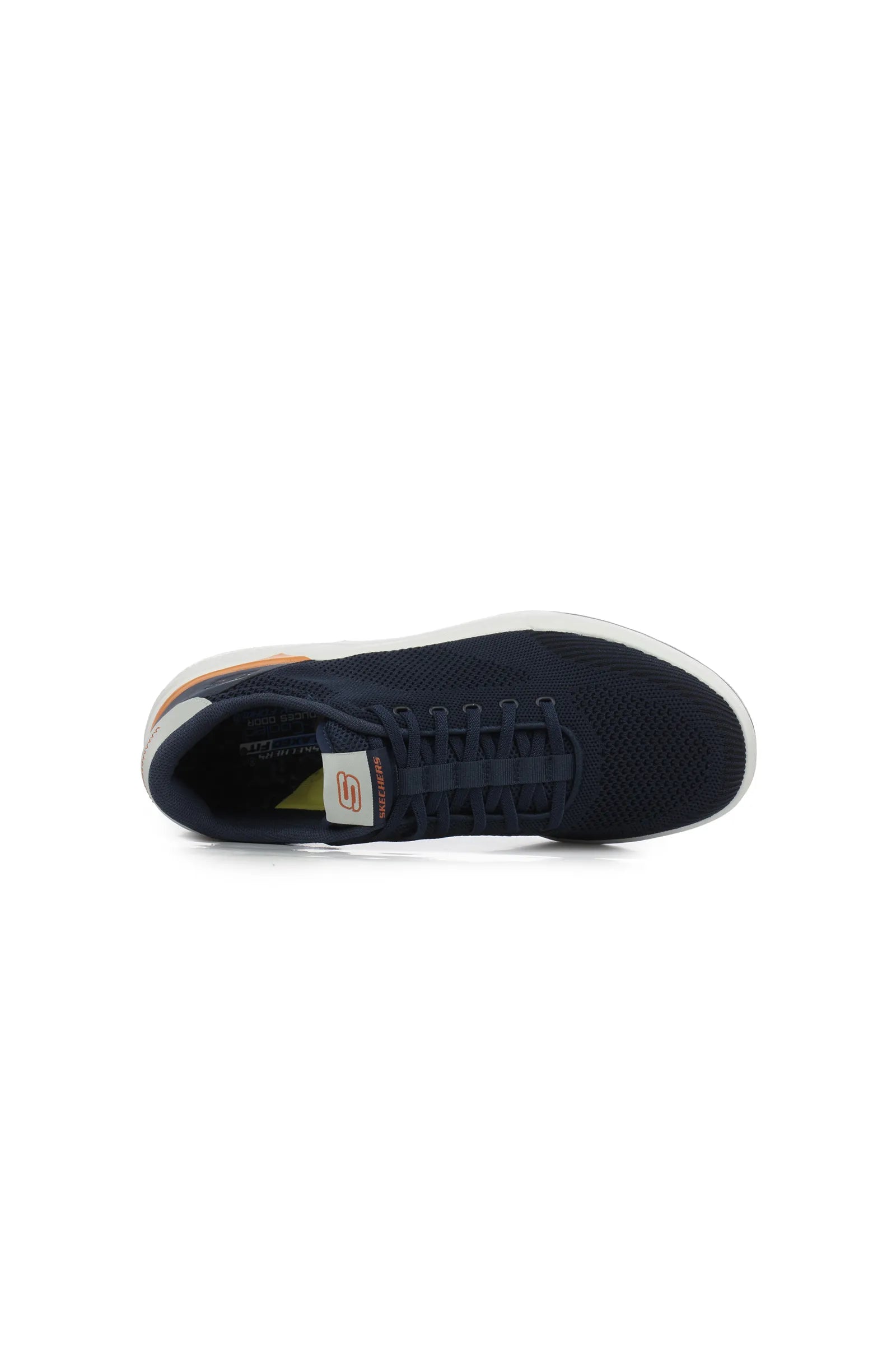 Skechers navy relaxed fit slip on trainers 210793-NVY