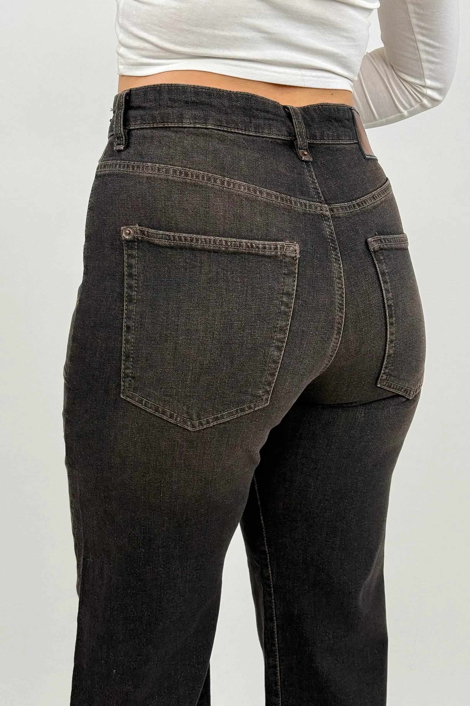 Farmerka wide leg denim