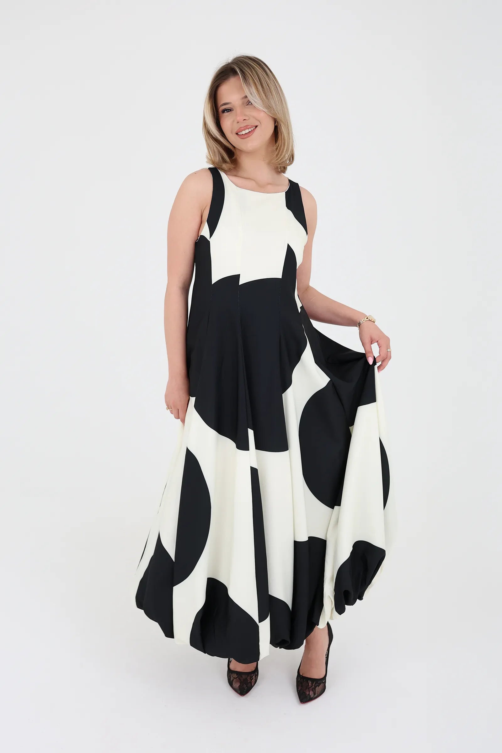 Fustan colorblock