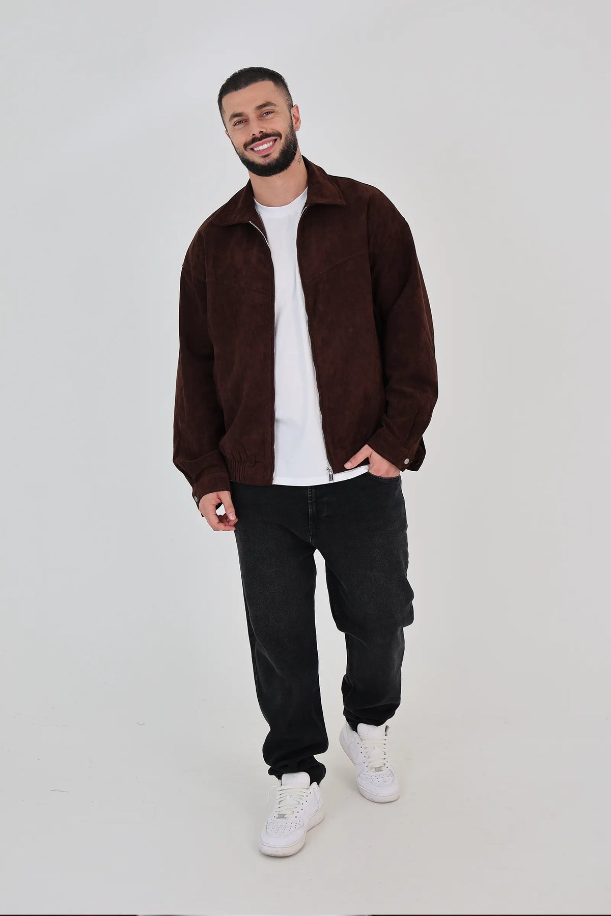Jakne suede jacket
