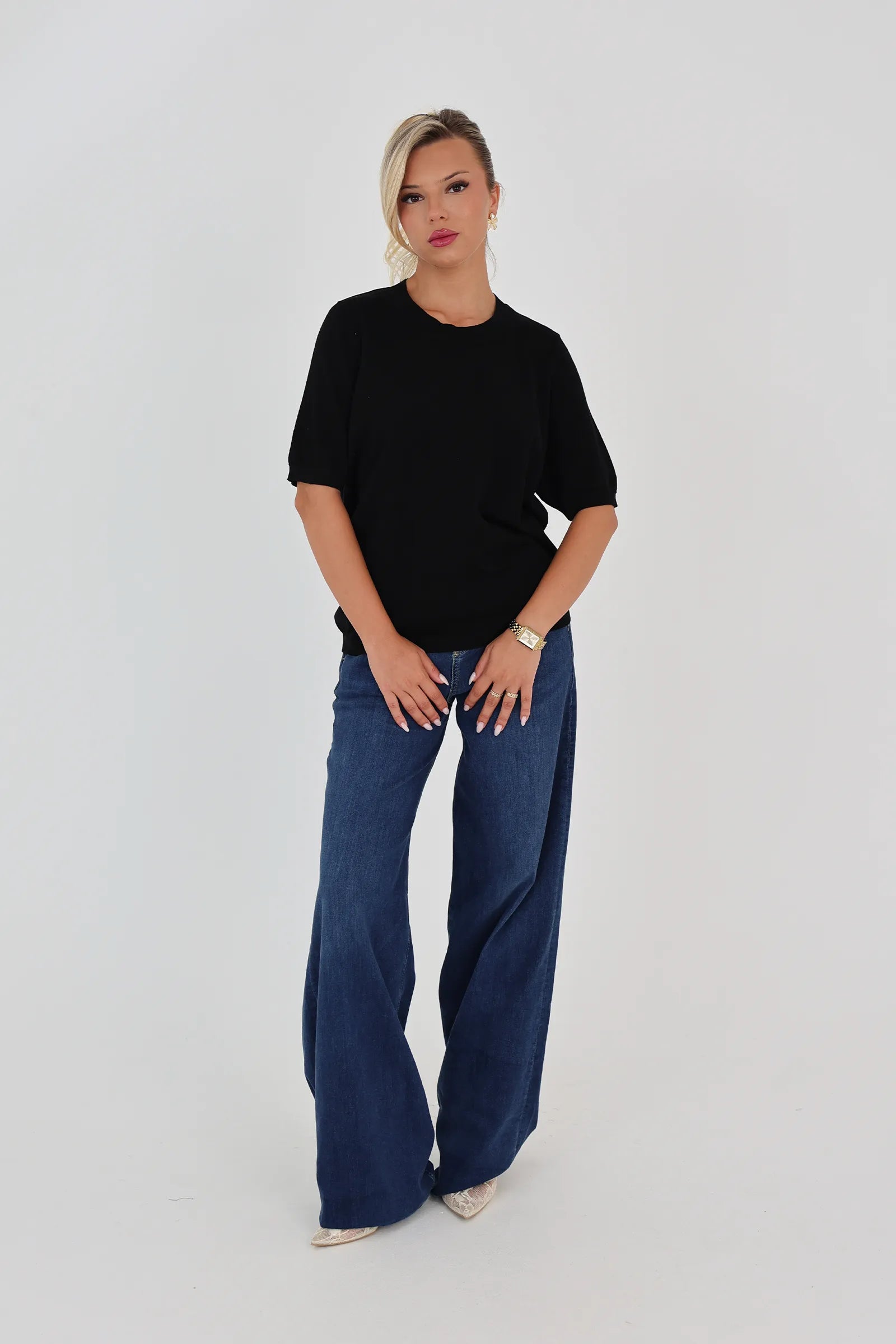Maice knit tee