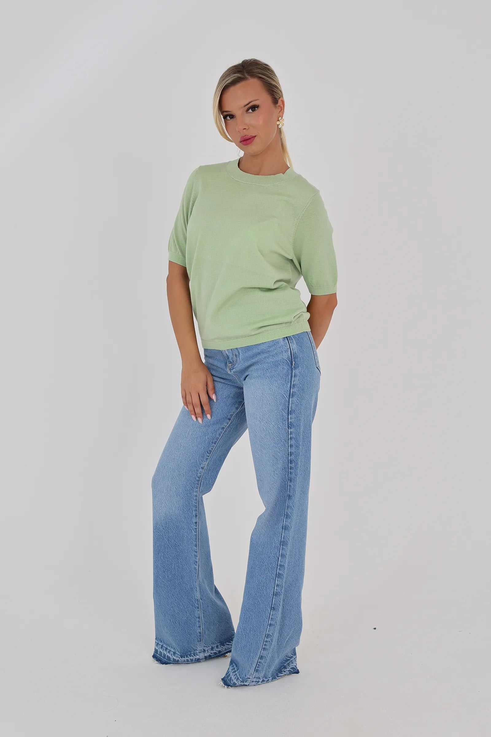 Maice knit tee