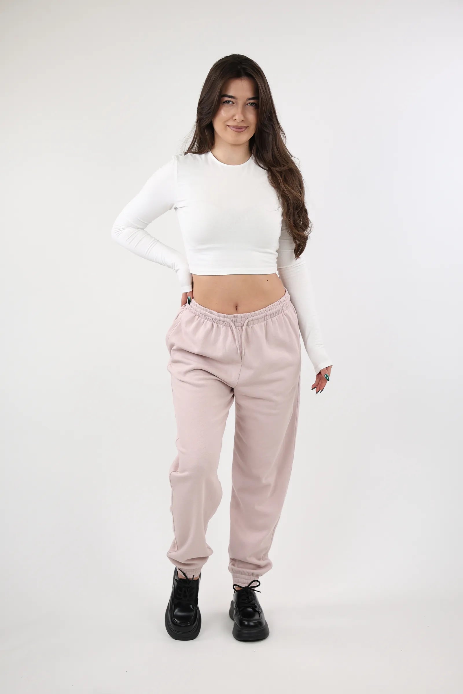 TRENERKA elastic waist fleece