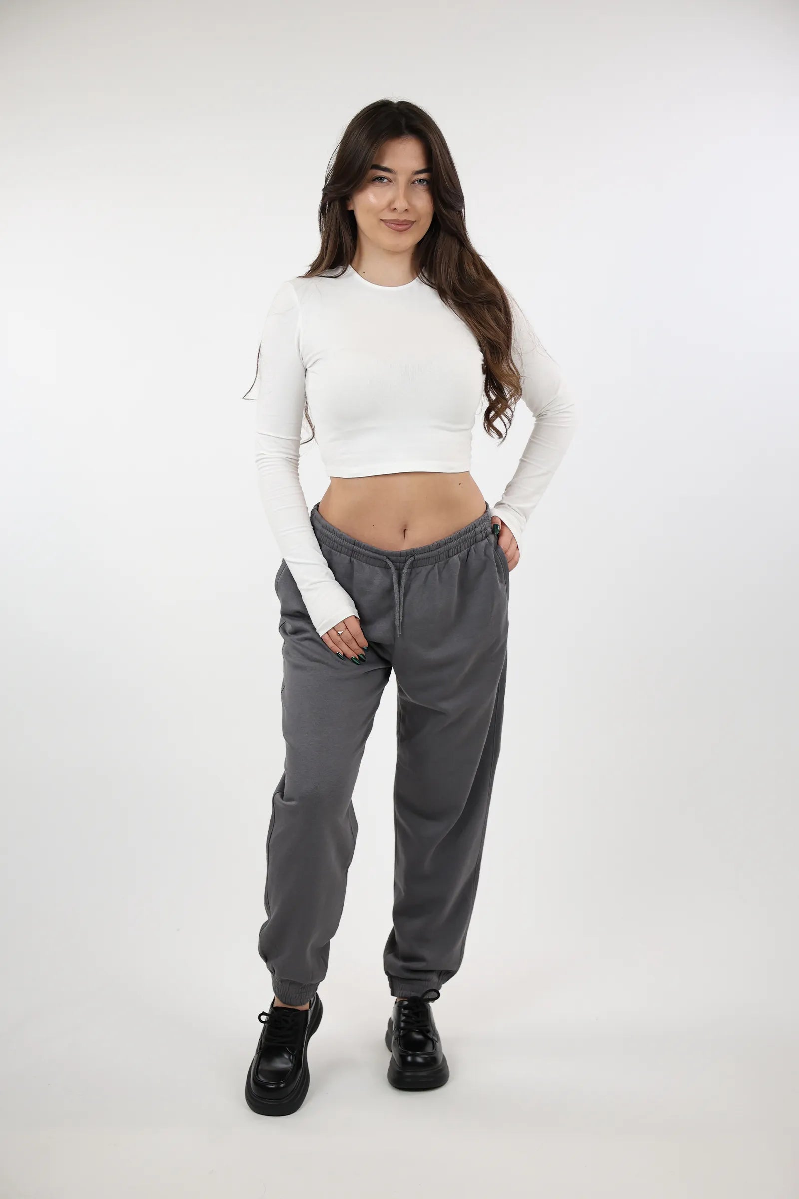 TRENERKA elastic waist fleece