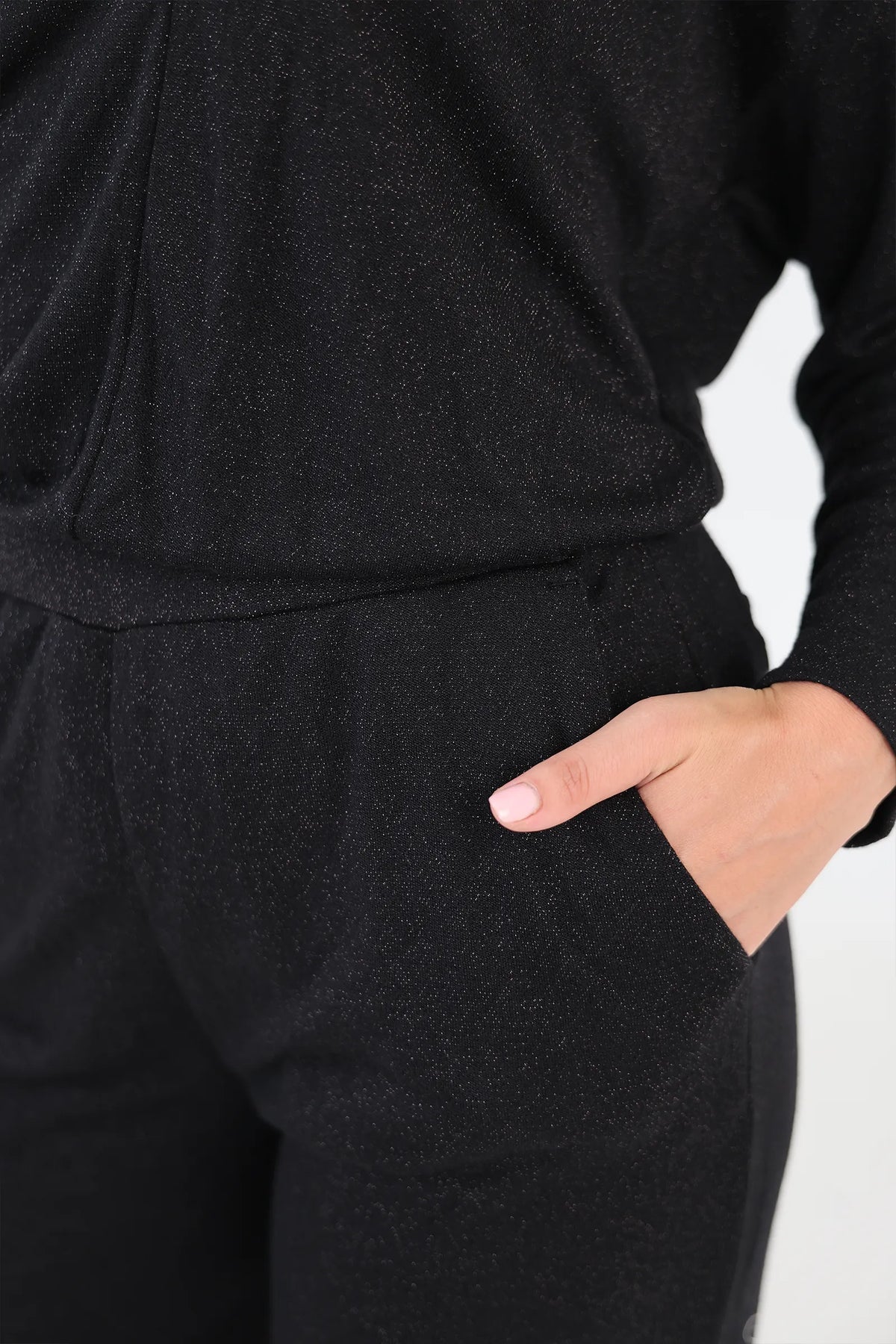 Kombinezon v-neck wide legs