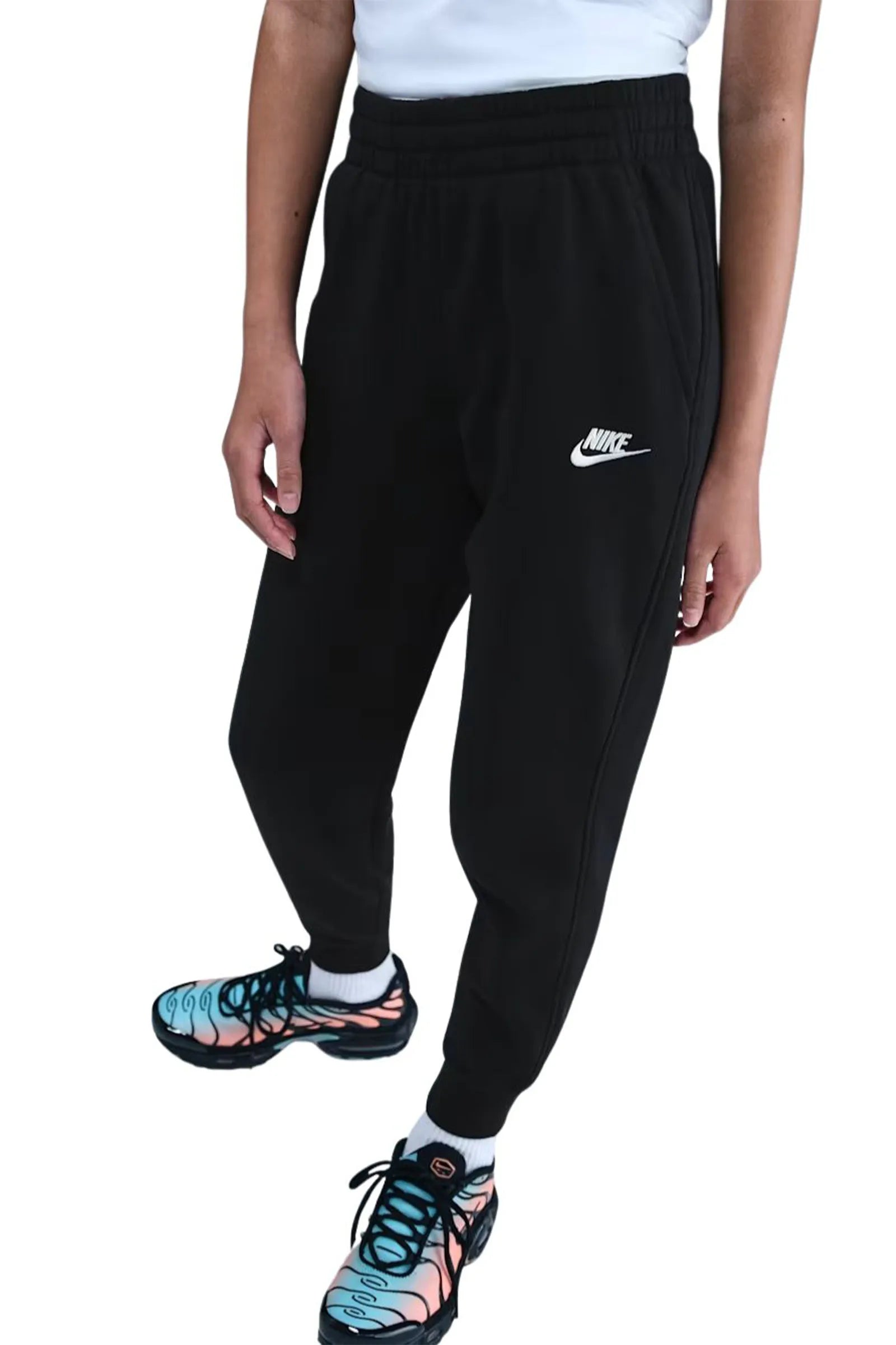 Set nike sportswear club fleece big kids' hooded tracksuit HQ9318-010