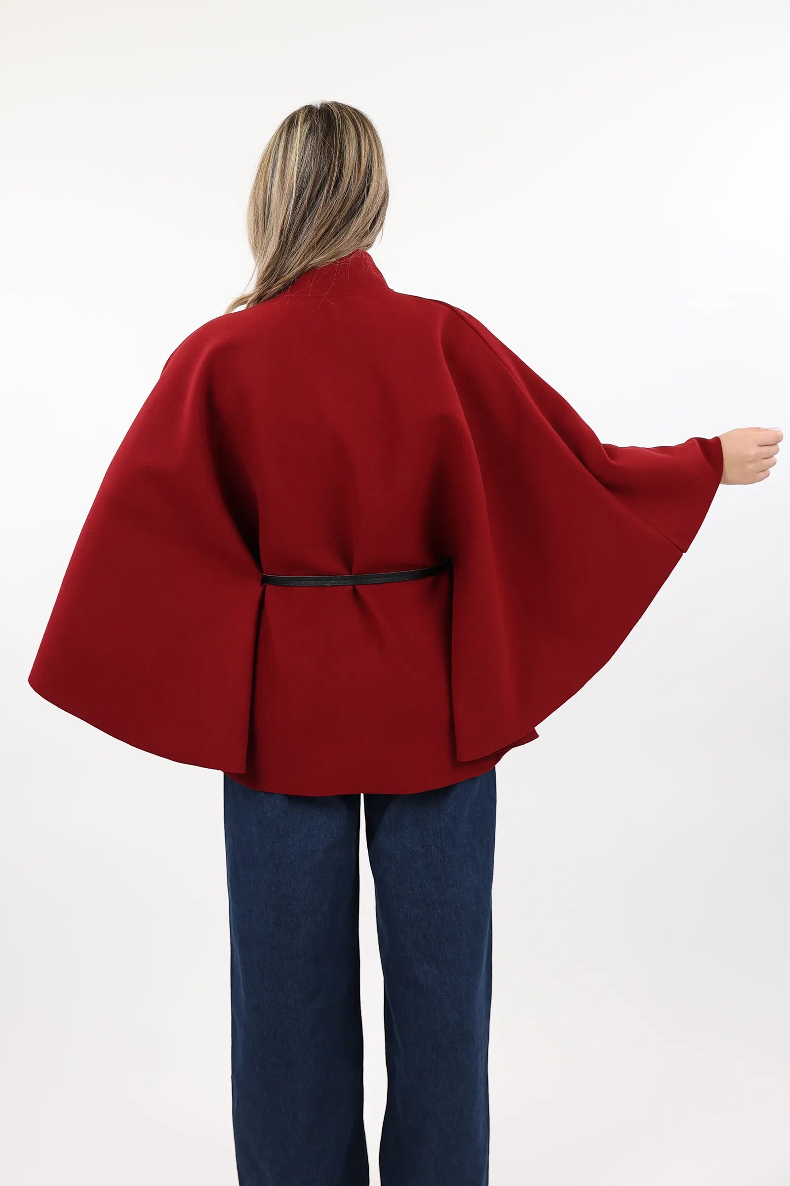 PALLTO BELTED PONCHO