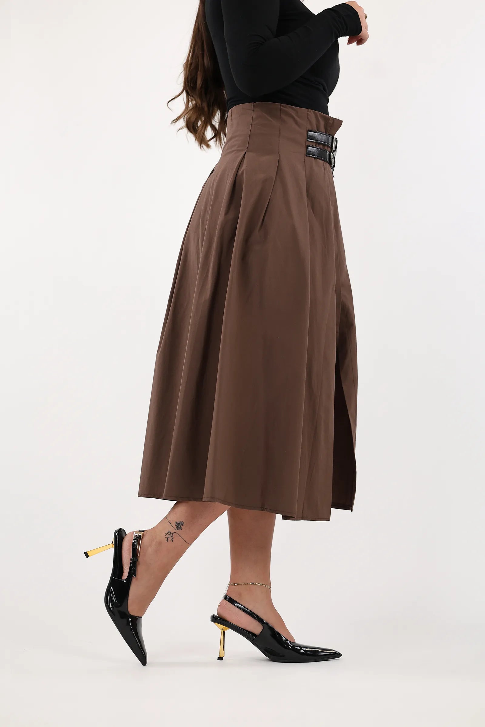 FUND PLEATED BELT