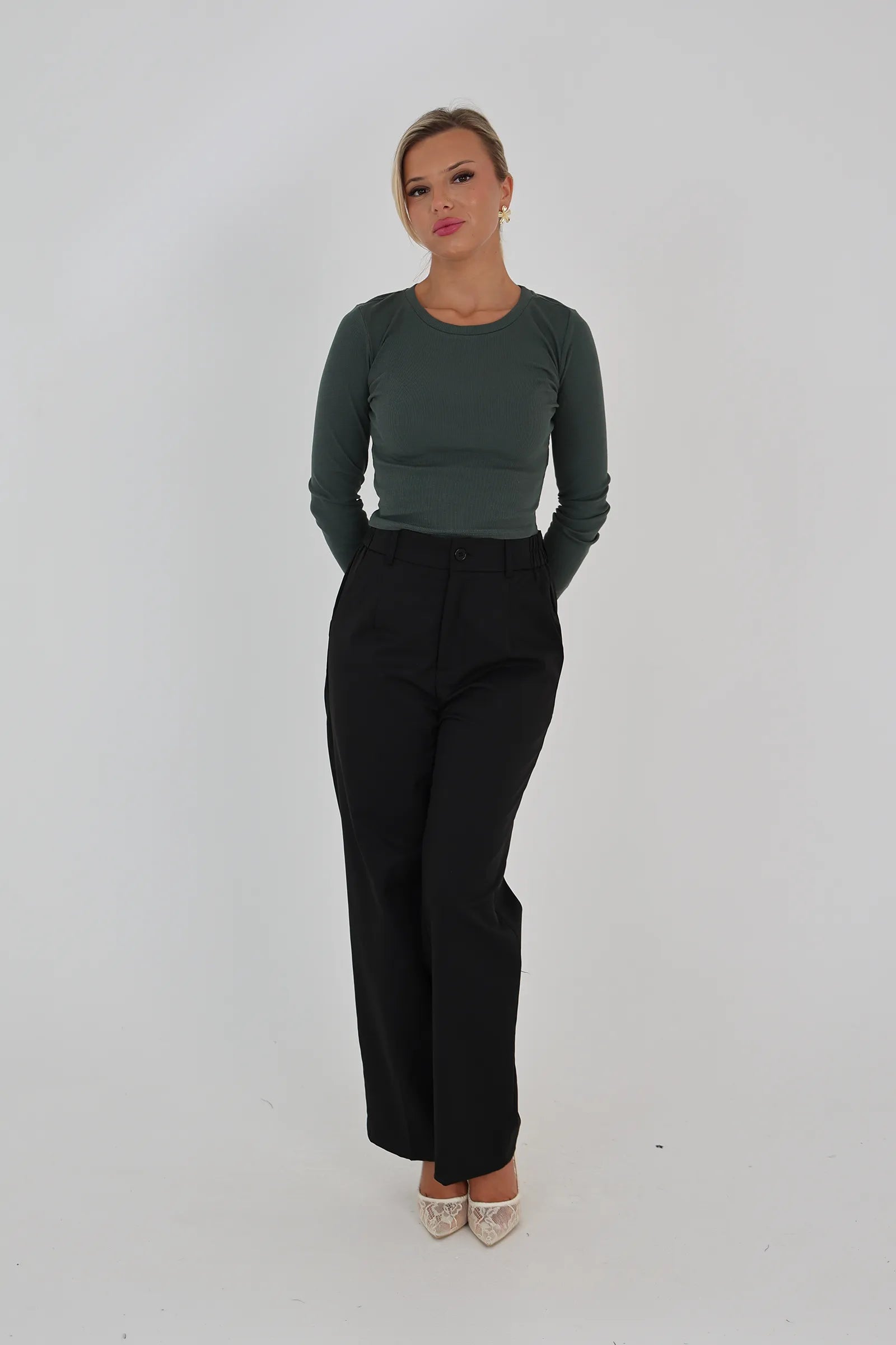 Bluze crewneck crop
