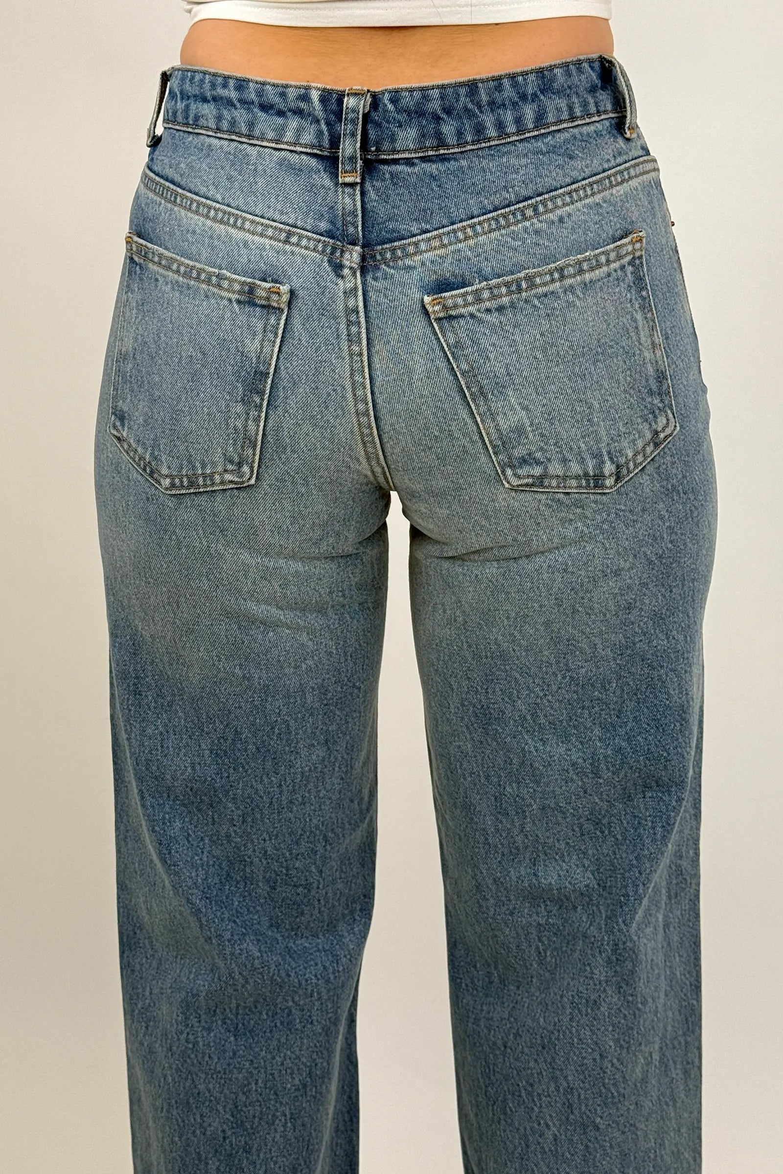 Farmerka high rise denim