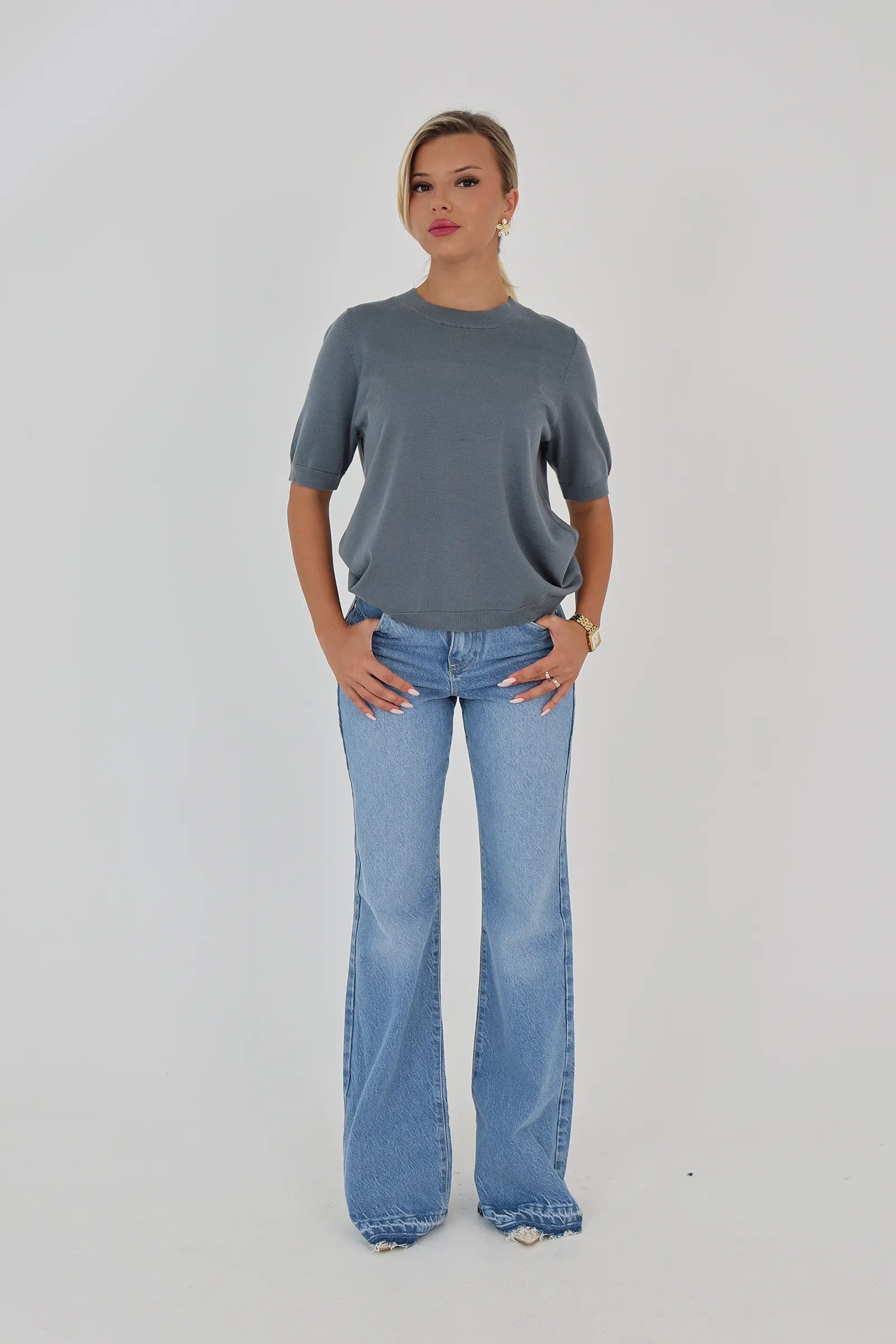 Maice knit tee