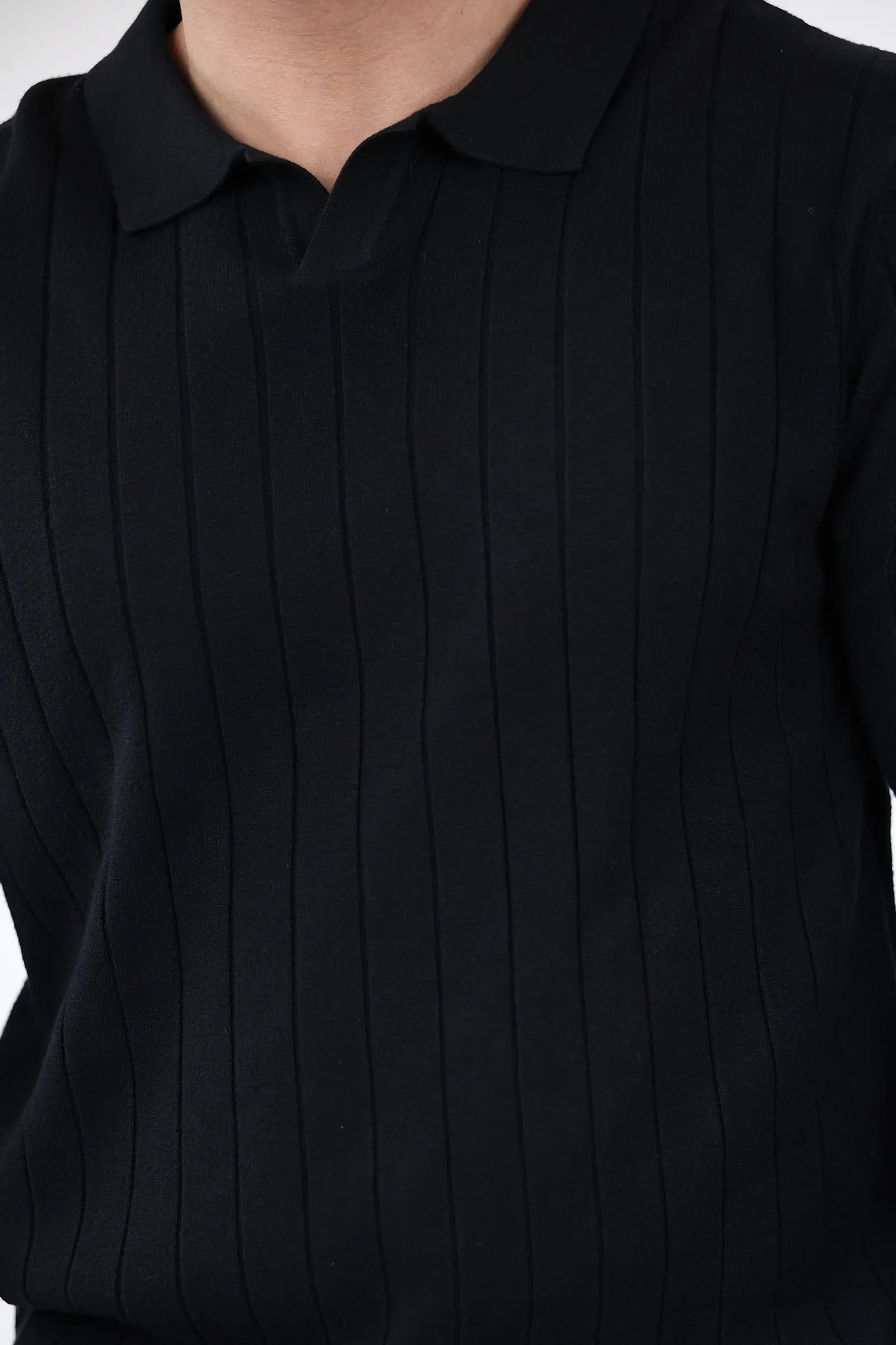 XHEMPER Textured Polo Shirt