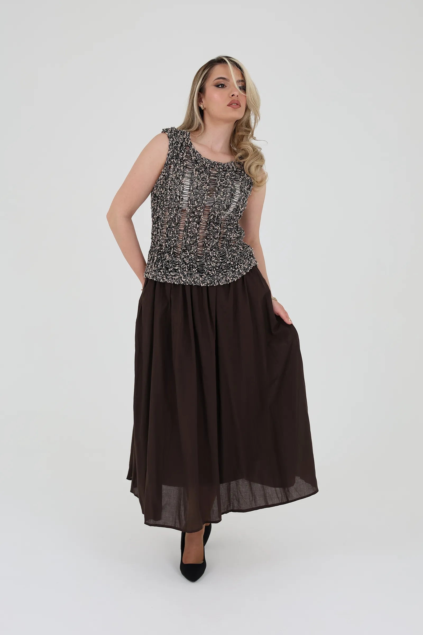 Maice knit sleeveless
