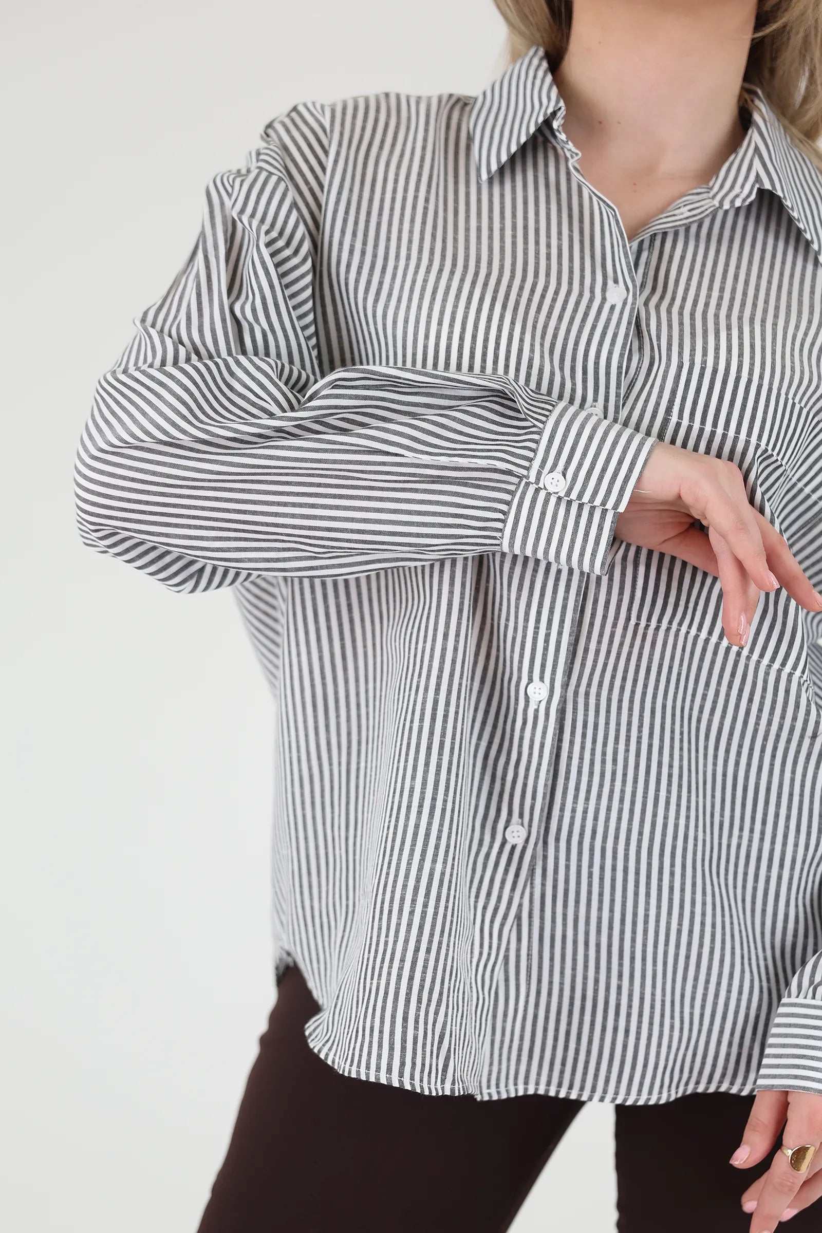 Kemishe striped oversized