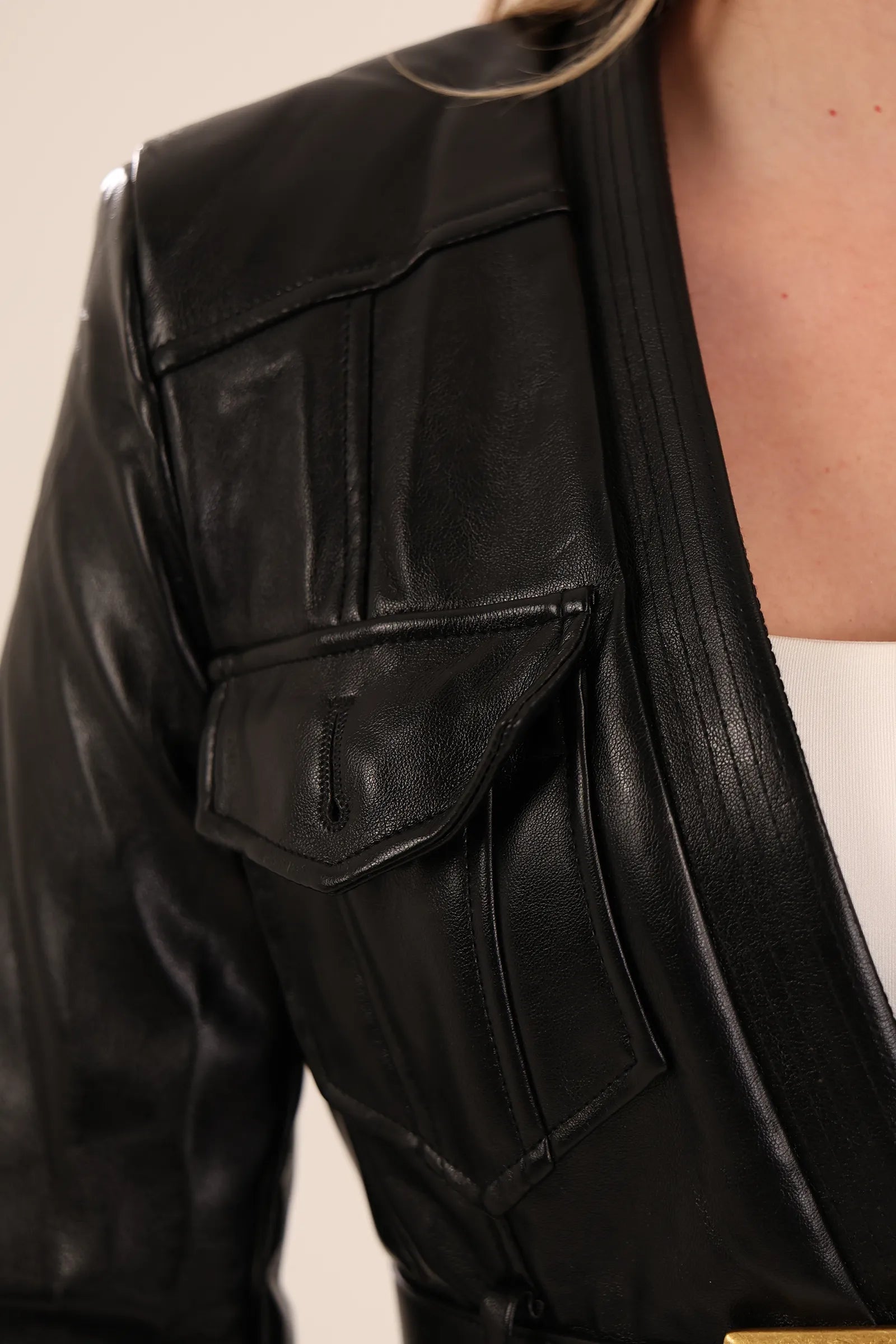 Jakne leather look