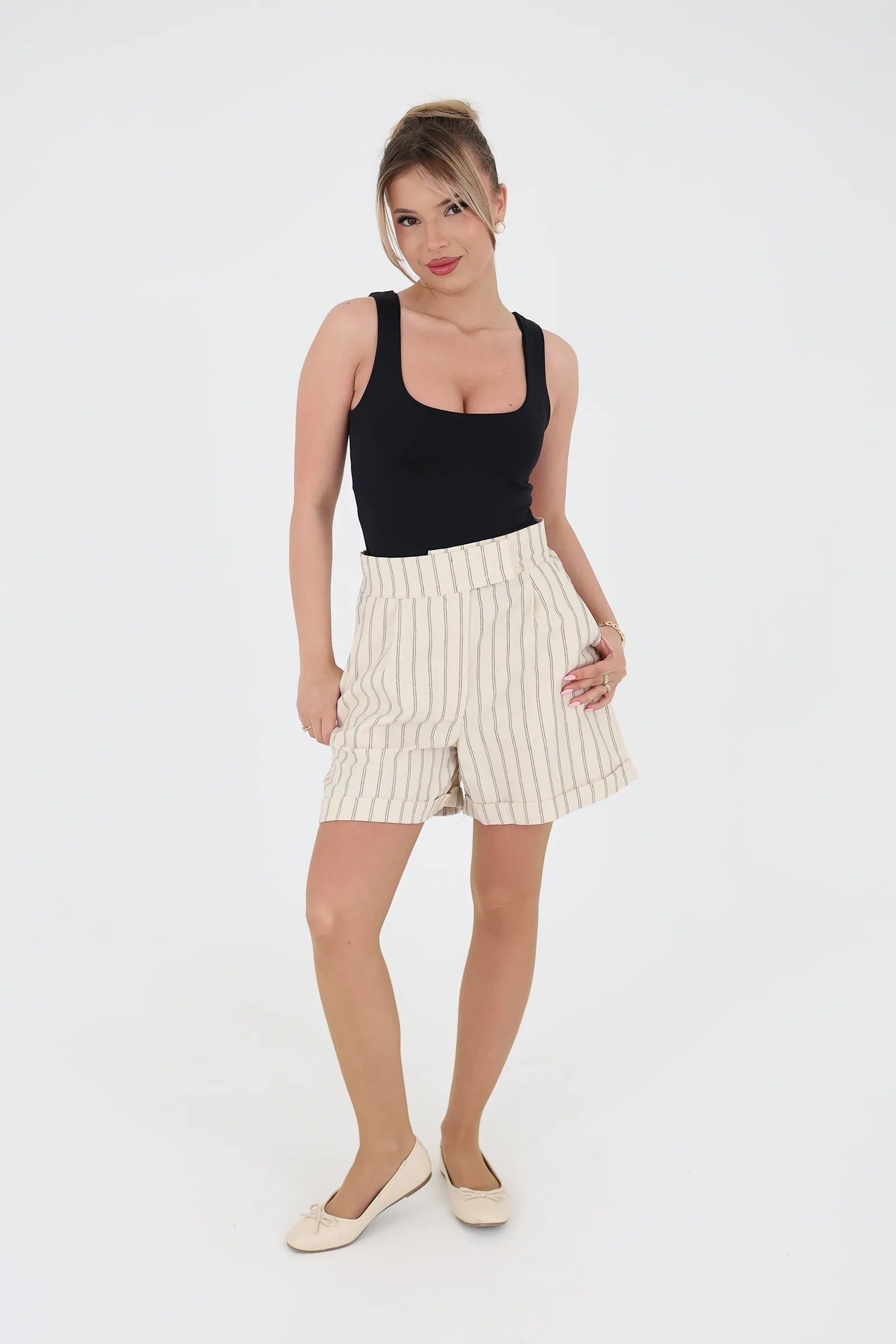 Pantallona striped shorts