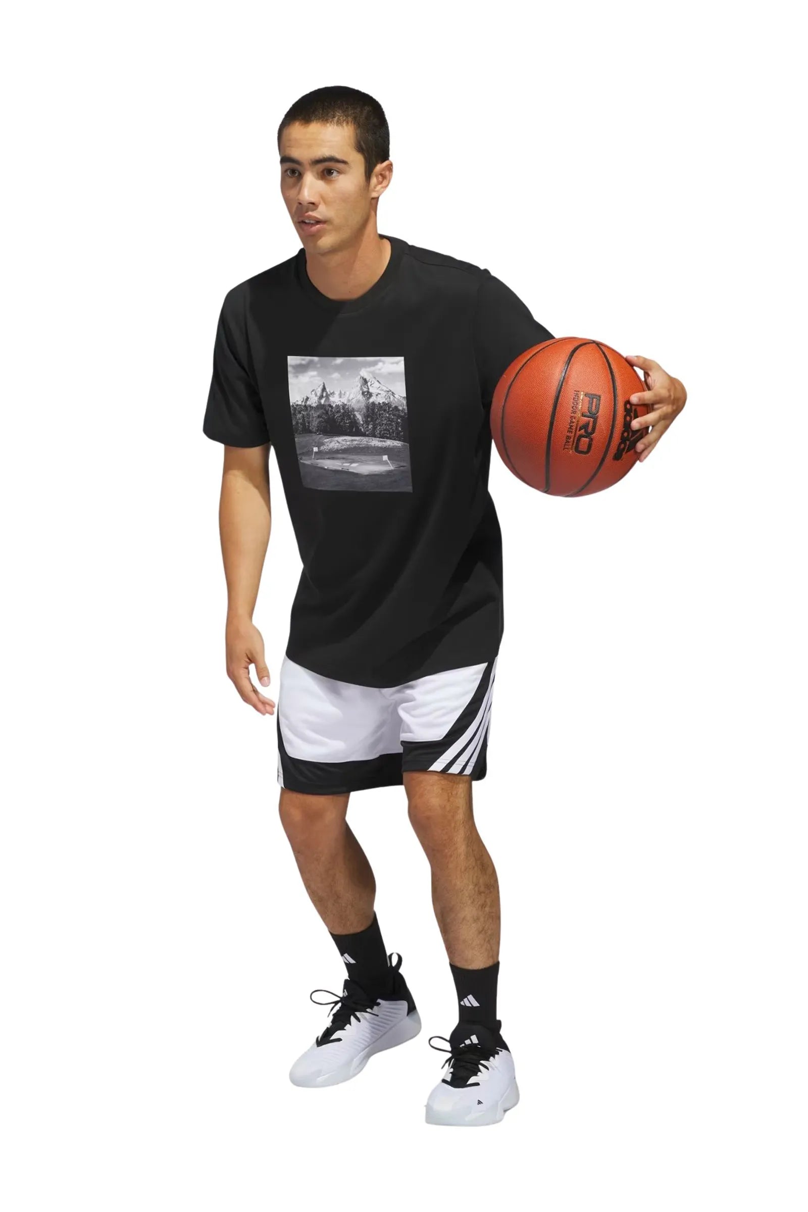 Maice adidas hoop sanctuary graphic t-shirt JZ7538
