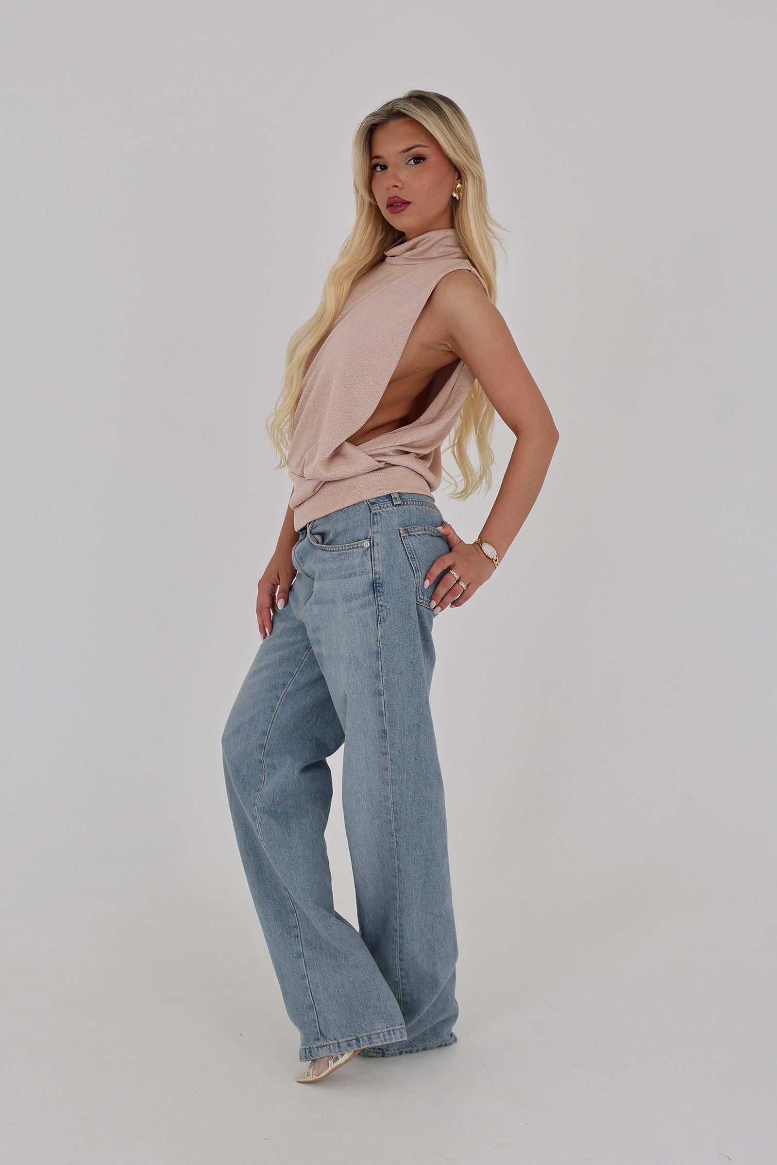 Maice high neck tank