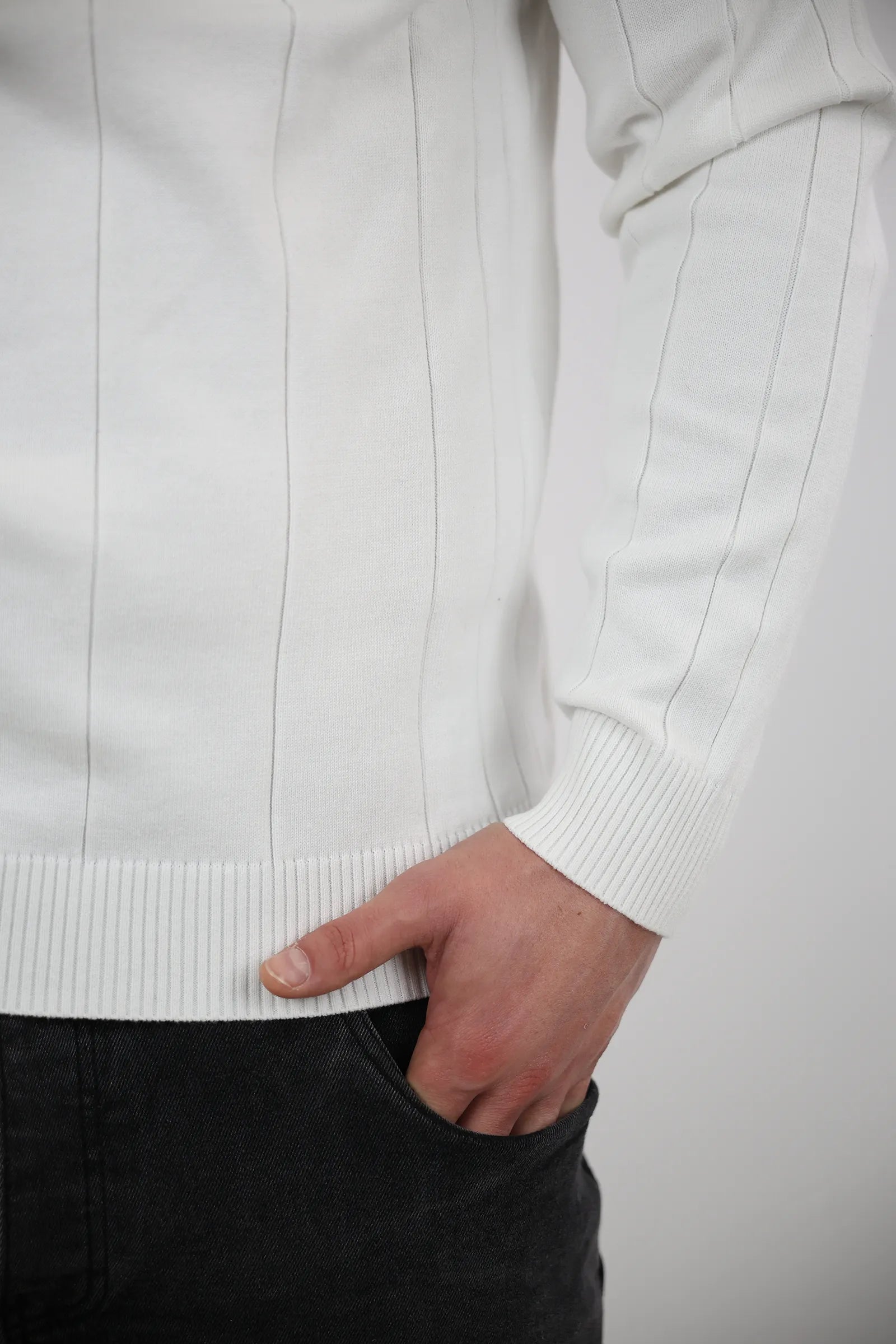 XHEMPER Vertical Stripe Sweater