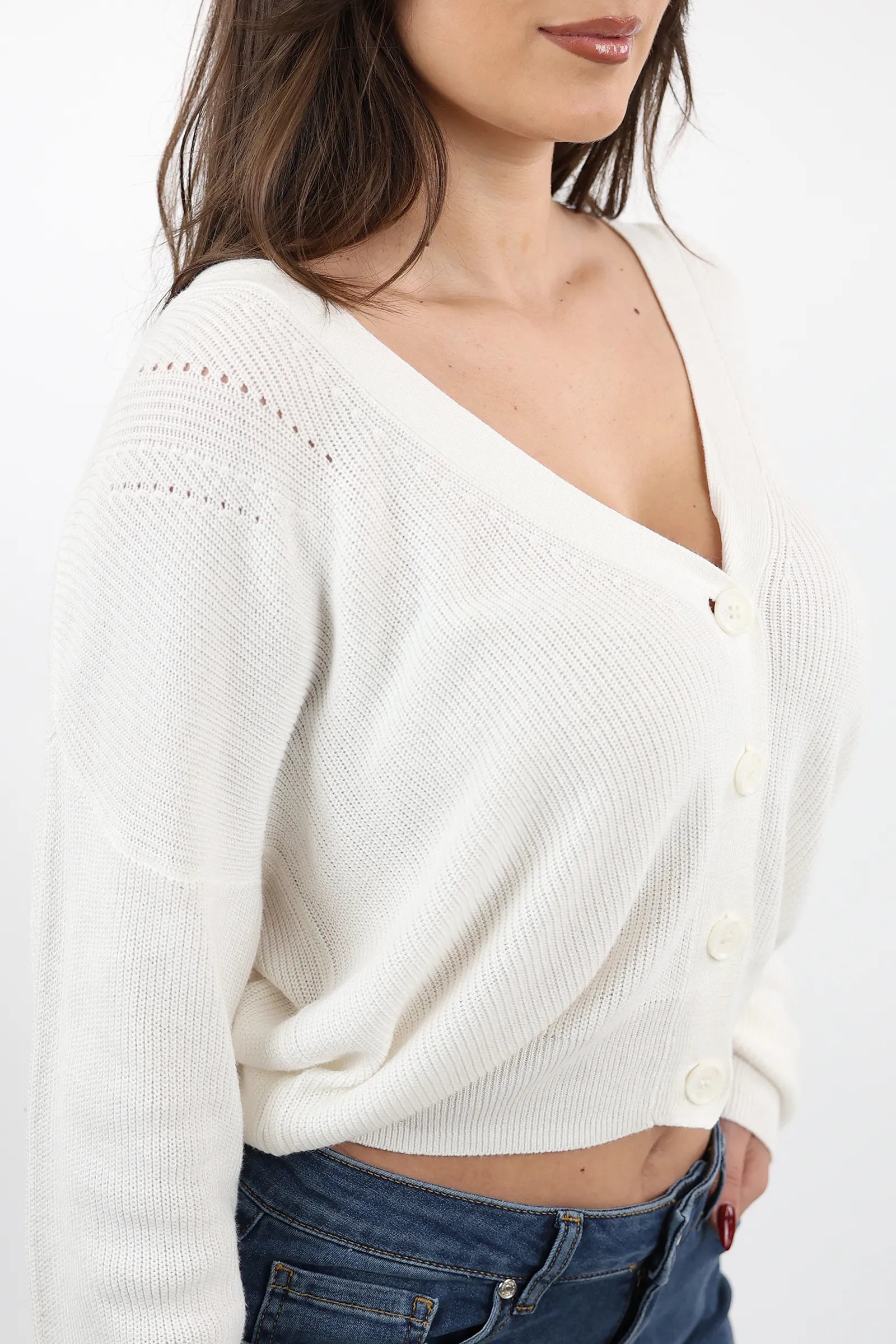 XHEMPER Soft Knit V-Neck