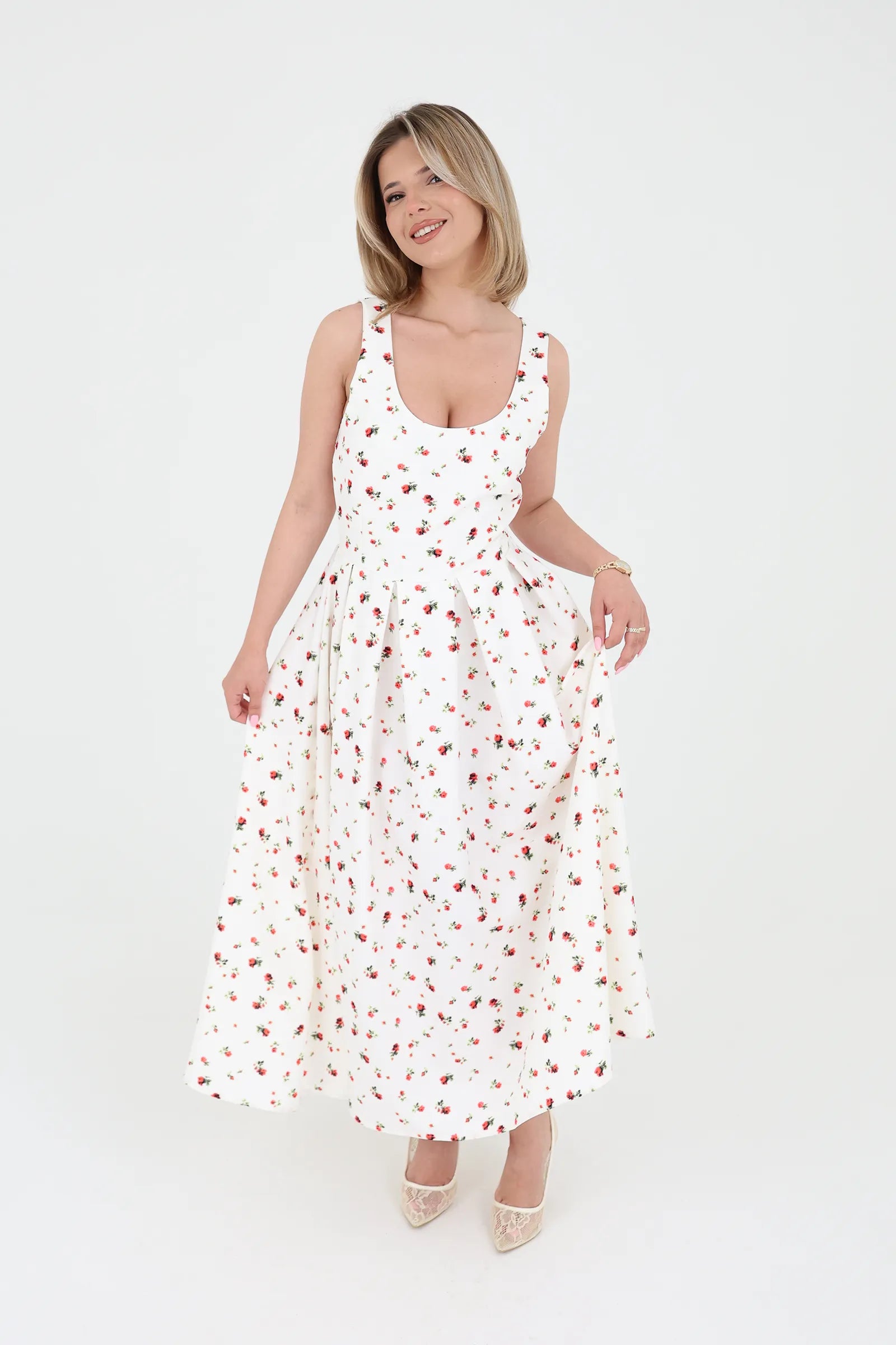 Fustan floral print